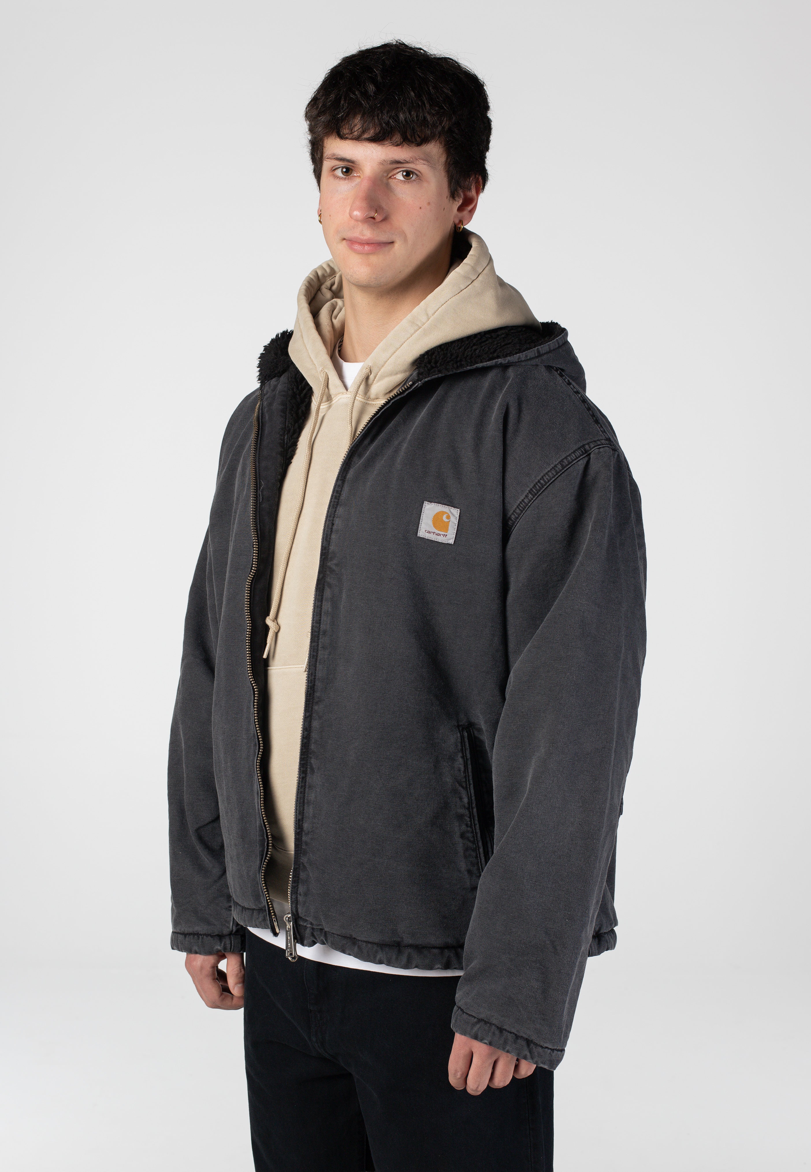 Carhartt WIP - Mitch Dusky Canvas Black - Jacket | Men-Image