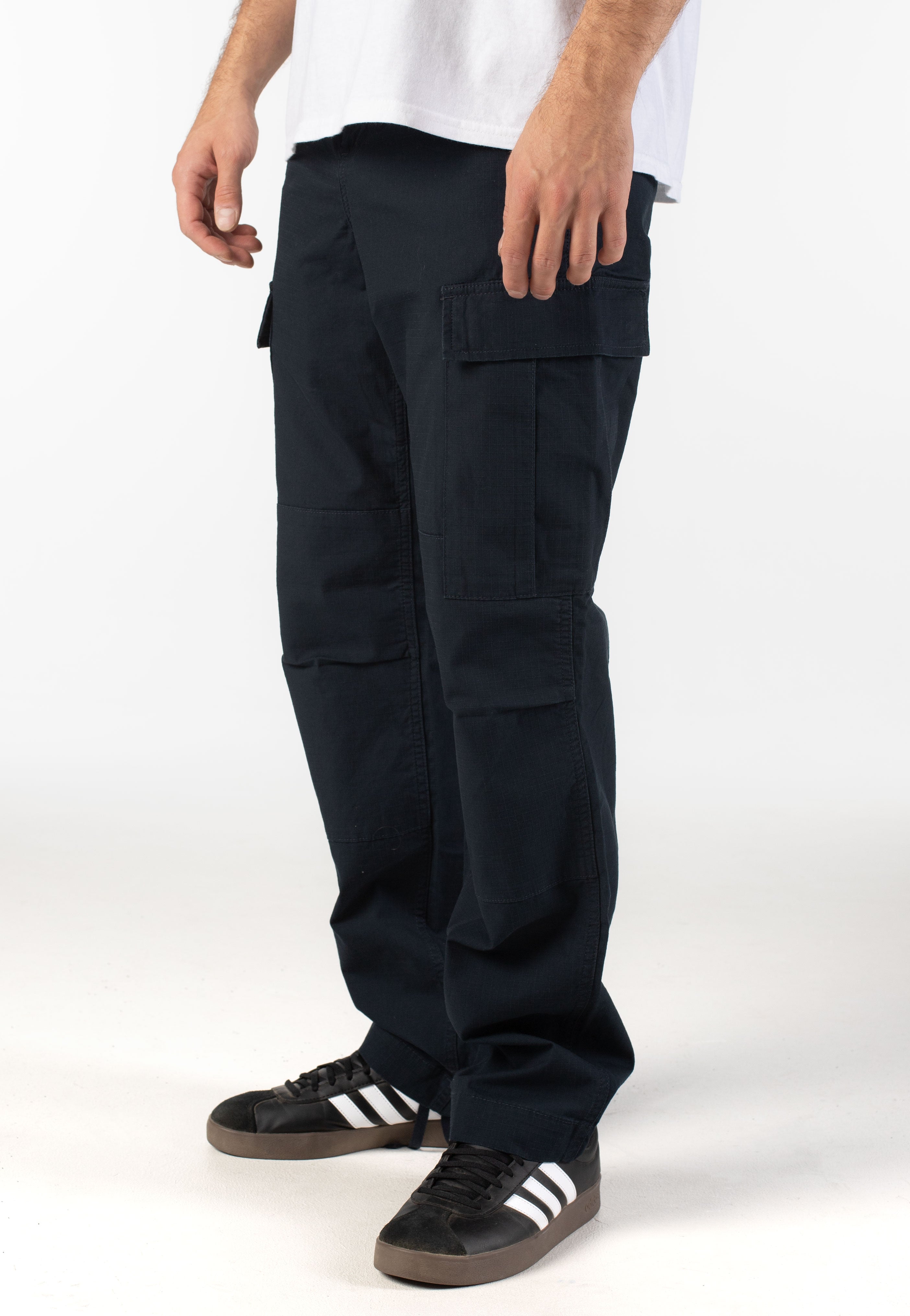 Carhartt WIP - Regular Cargo Rinsed Deep Night - Pants | Men-Image