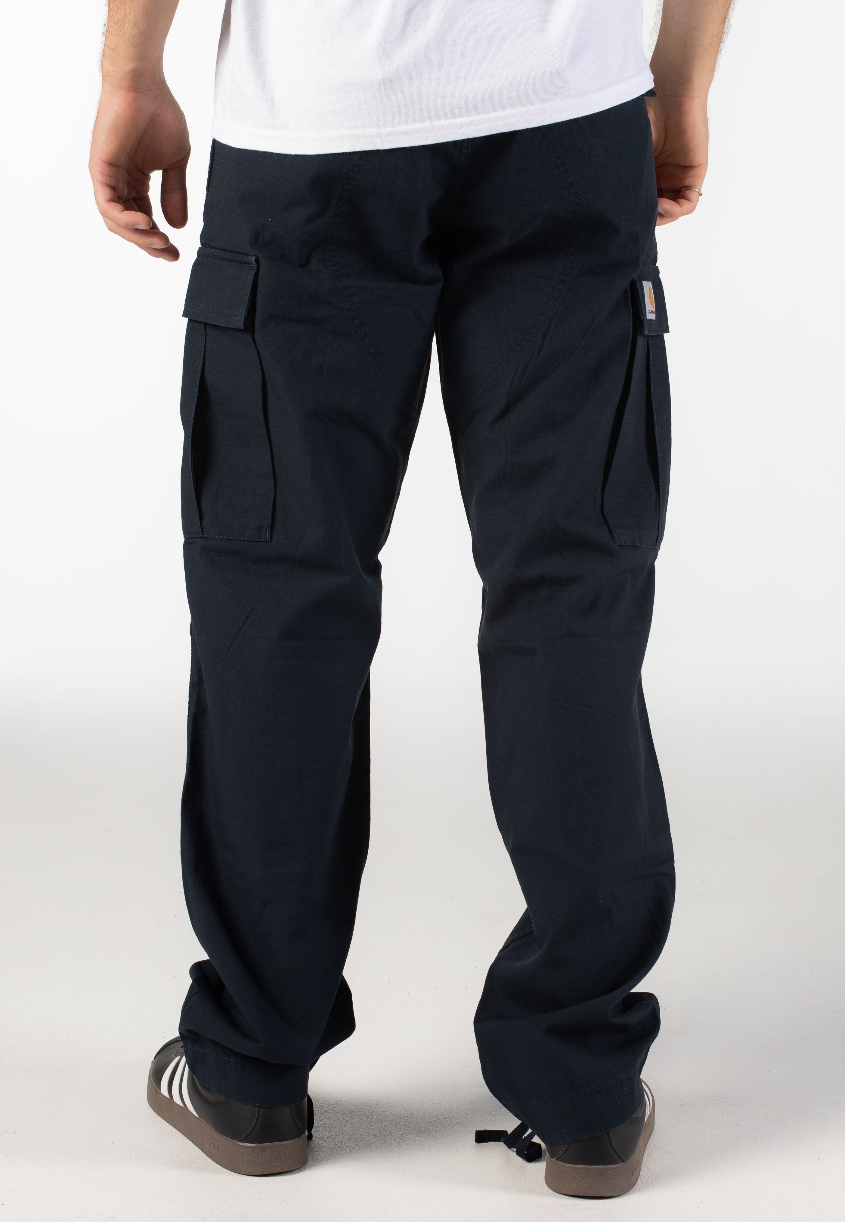 Carhartt WIP - Regular Cargo Rinsed Deep Night - Pants | Men-Image