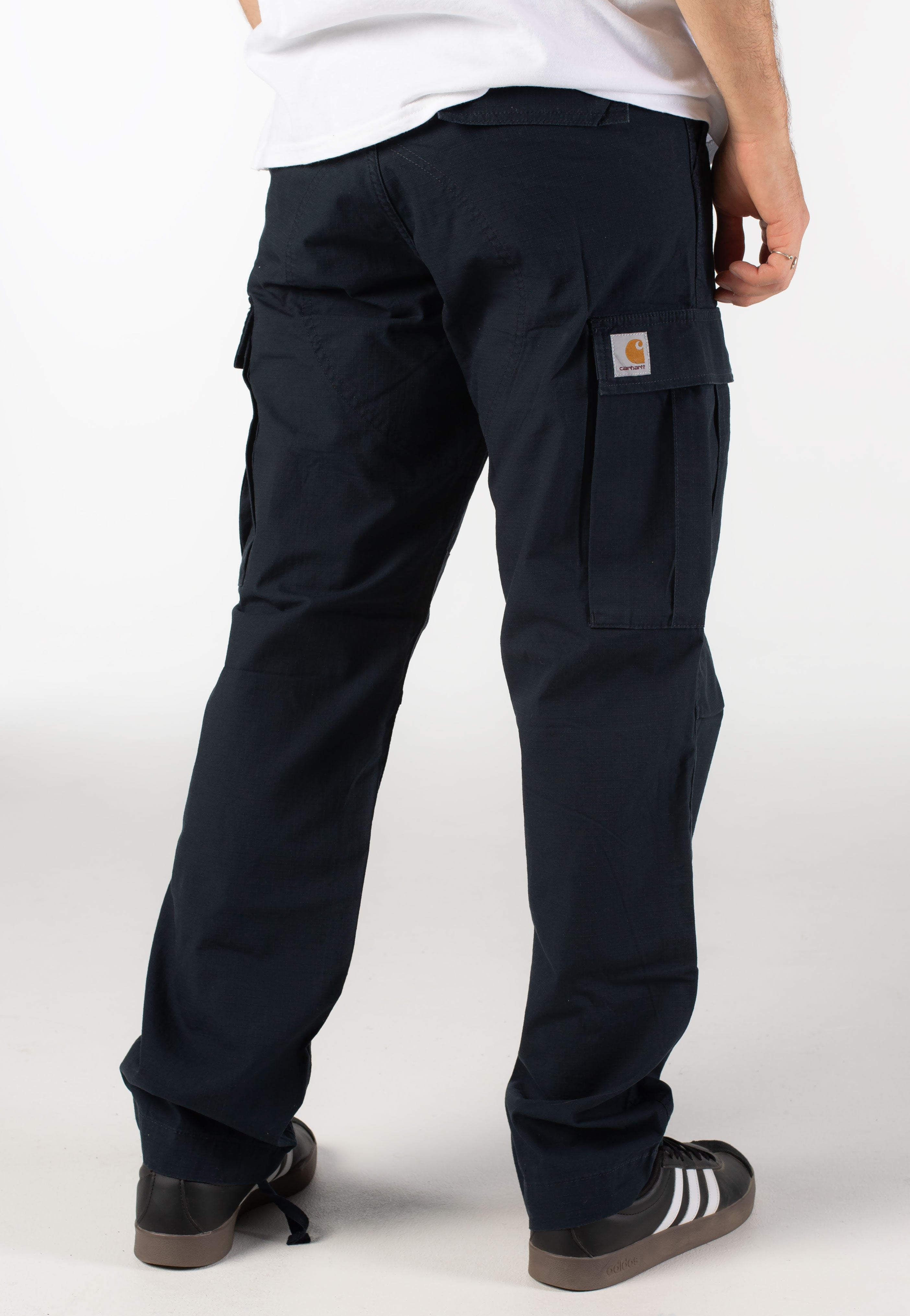 Carhartt WIP - Regular Cargo Rinsed Deep Night - Pants | Men-Image