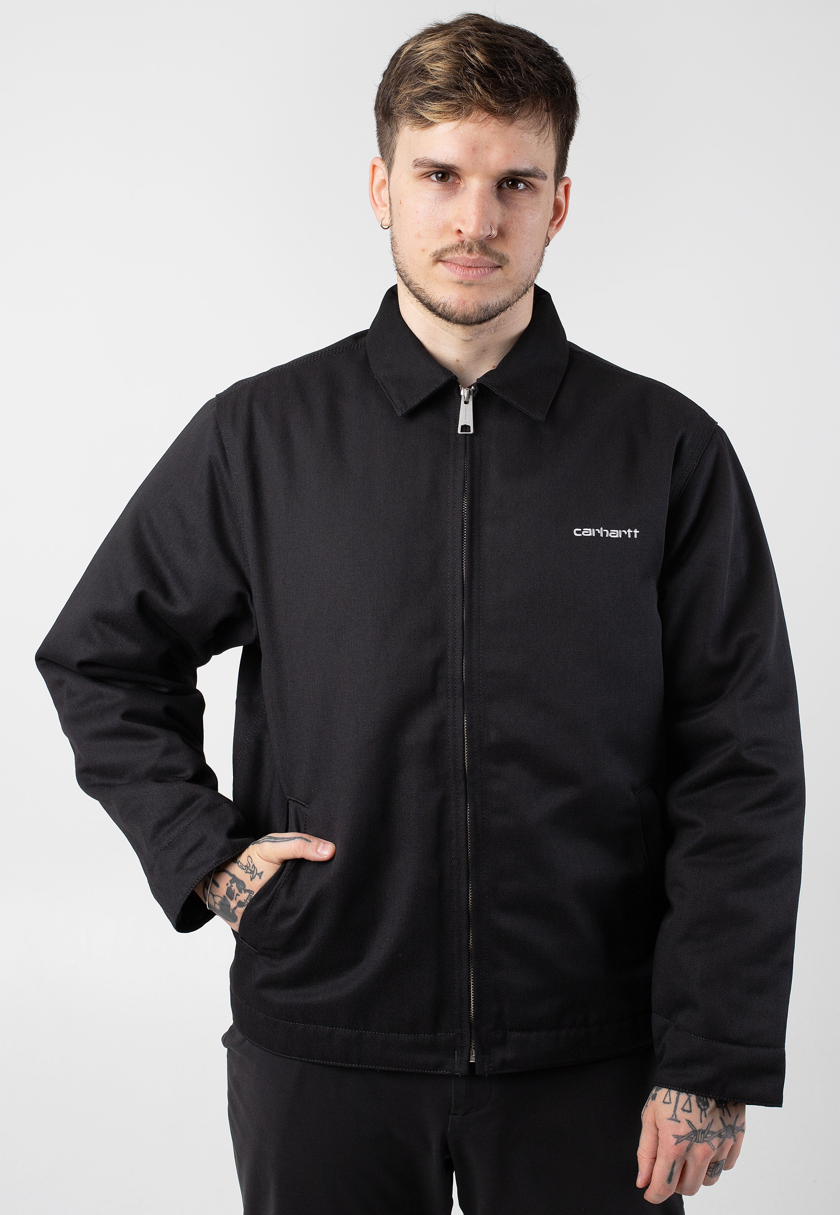 Carhartt WIP Module Script Rigid Black/White - Jacket | Impericon