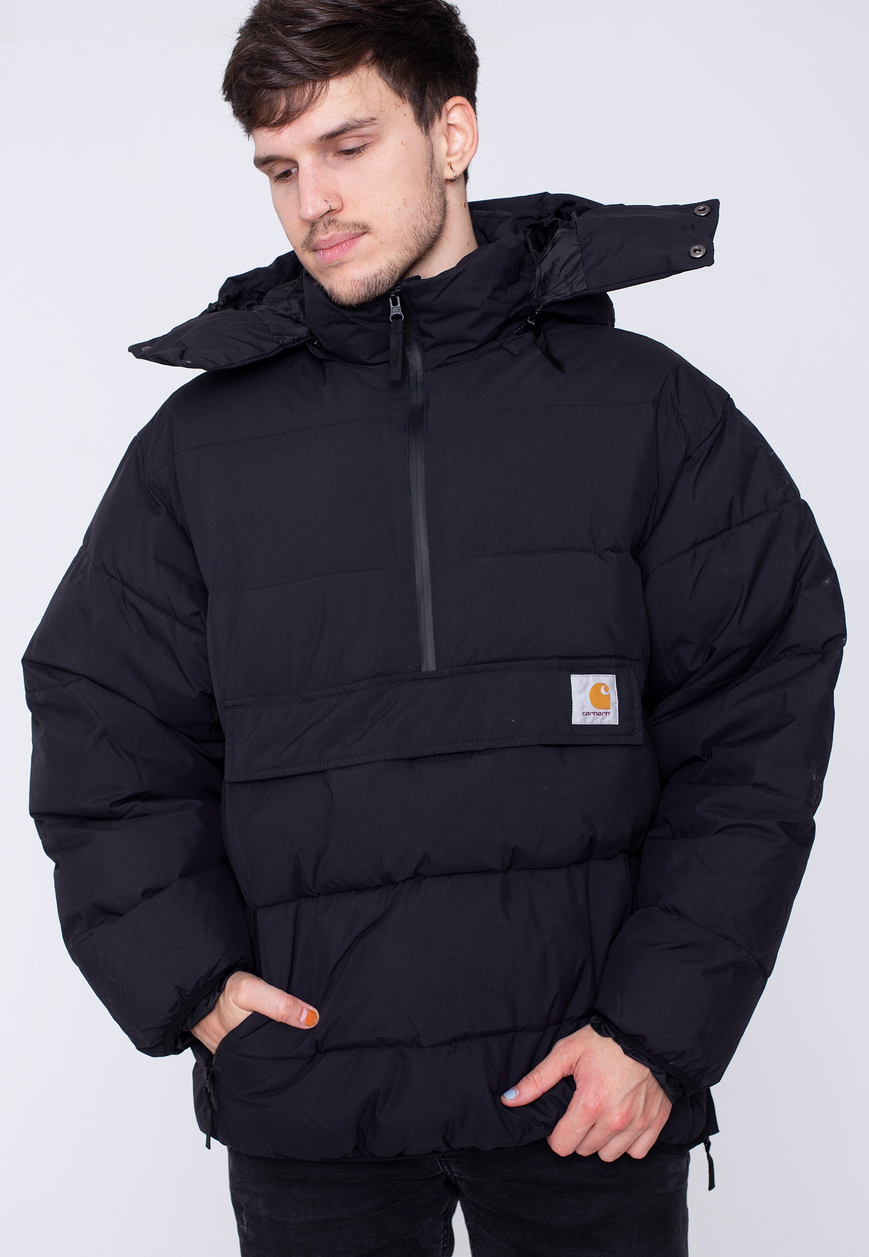 Carhartt WIP - Munro Pull Over Black - Jacket | Men-Image