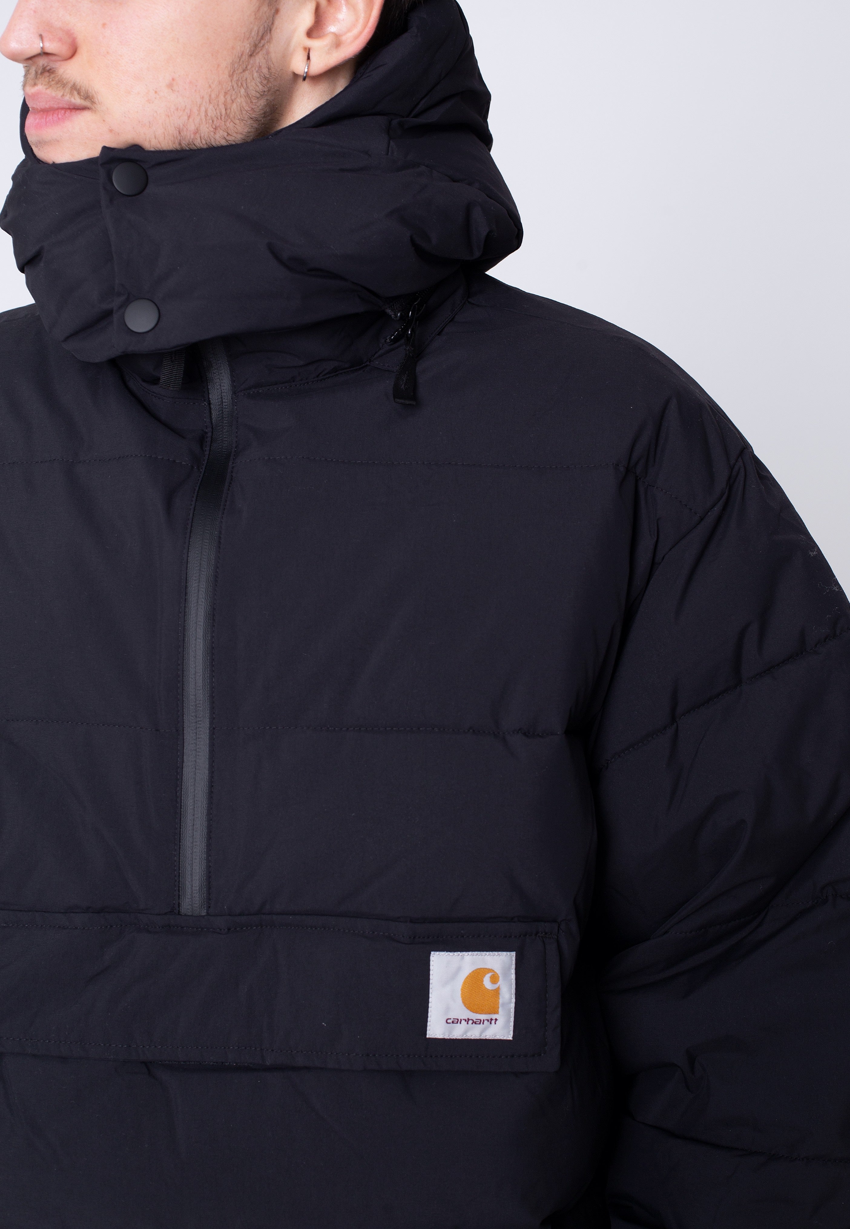 Carhartt WIP - Munro Pull Over Black - Jacket | Men-Image