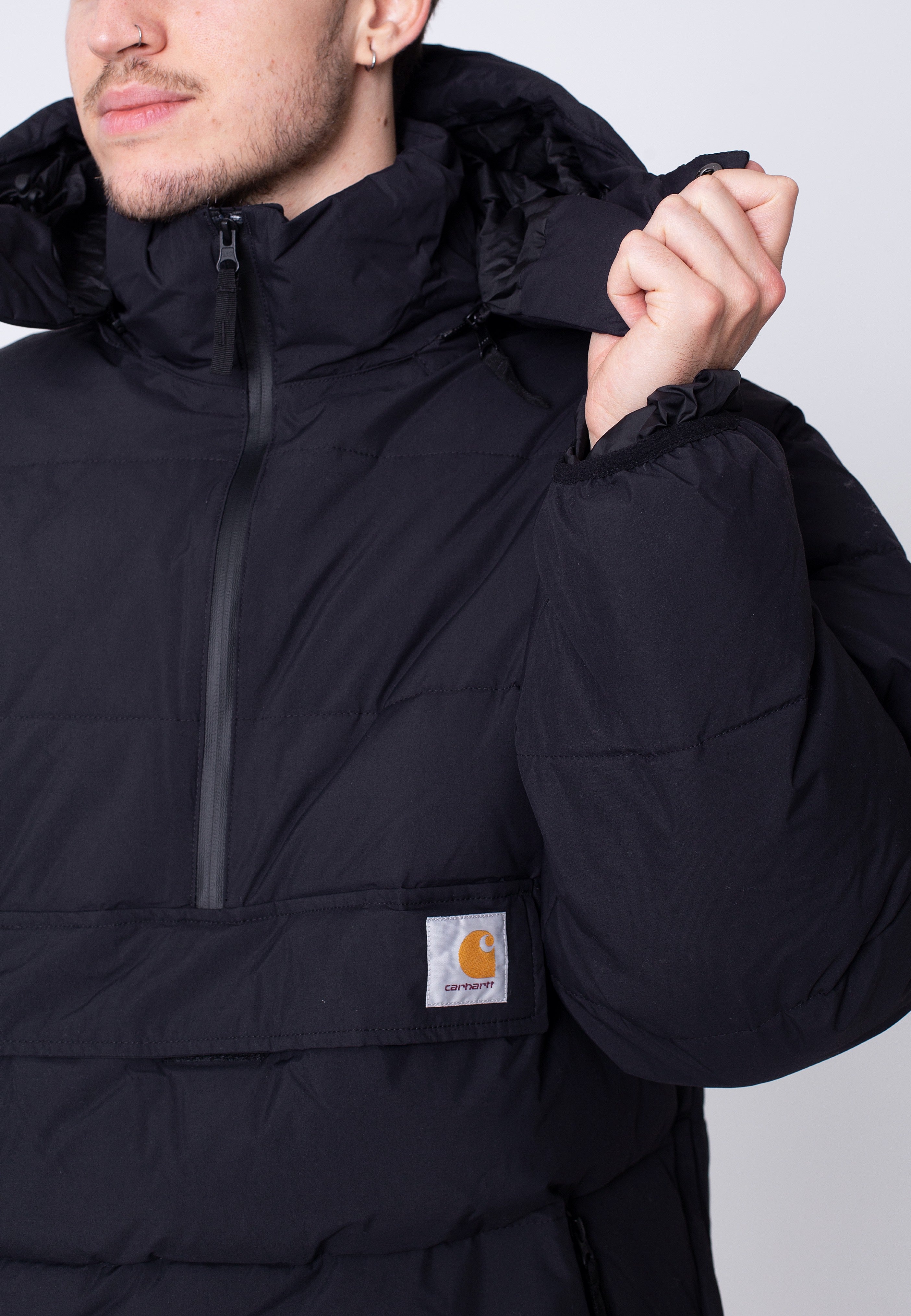 Carhartt WIP - Munro Pull Over Black - Jacket | Men-Image