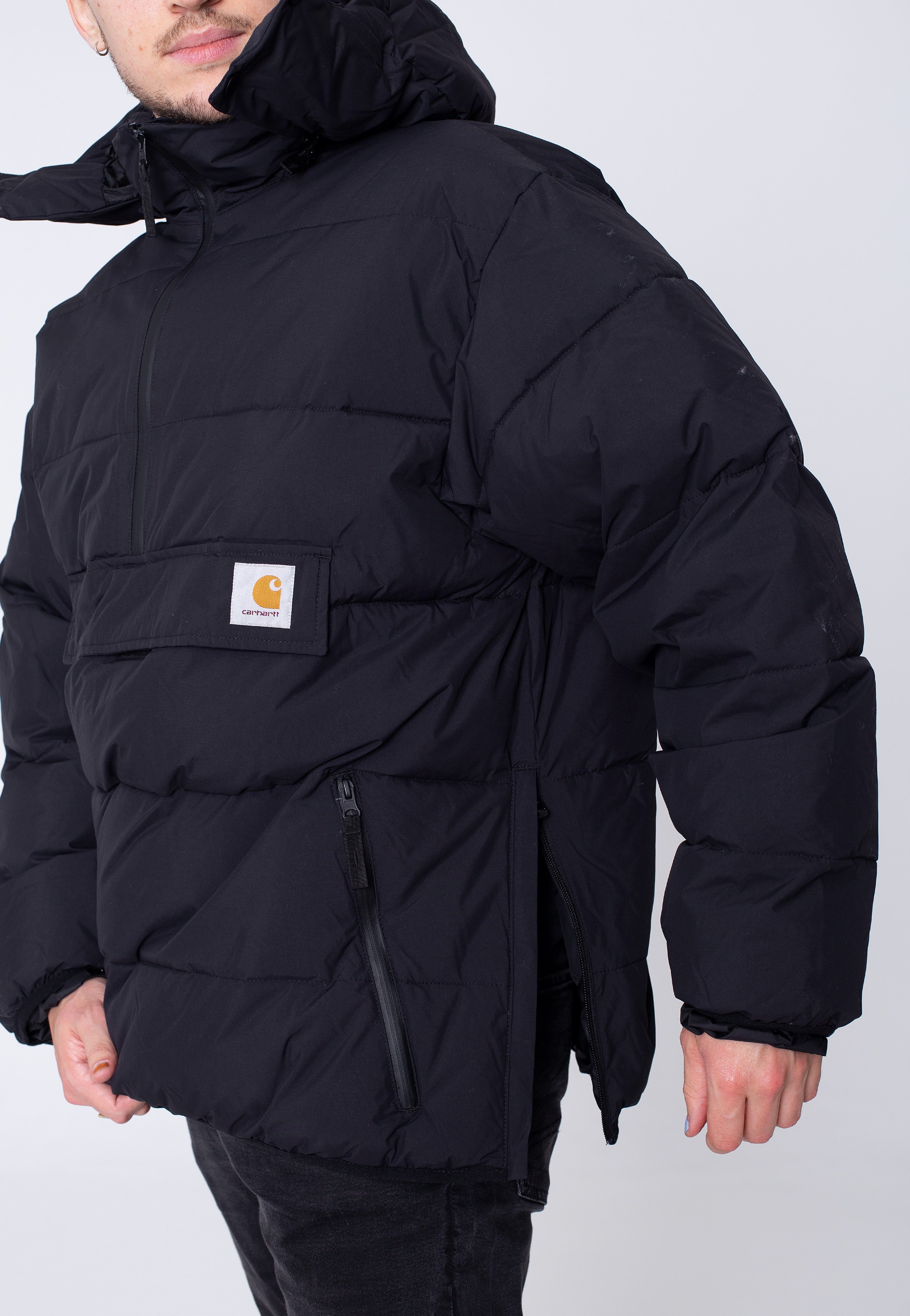 Carhartt WIP - Munro Pull Over Black - Jacket | Men-Image