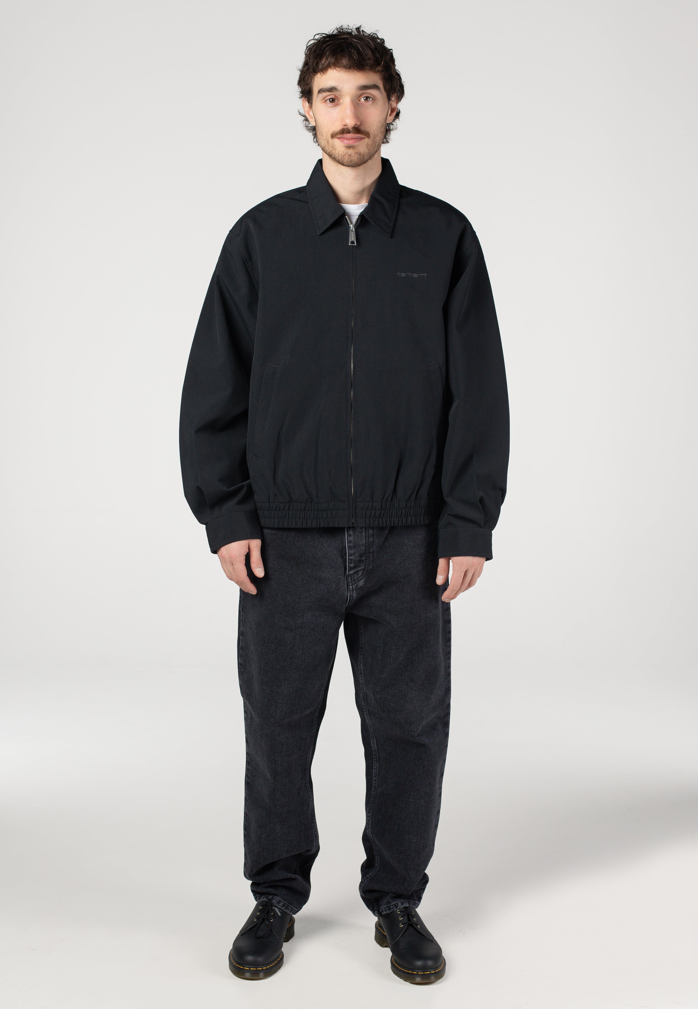 完売Carhartt Neven Jacket Black Graphite S Carhartt WIP Neven Jacket Black Graphite