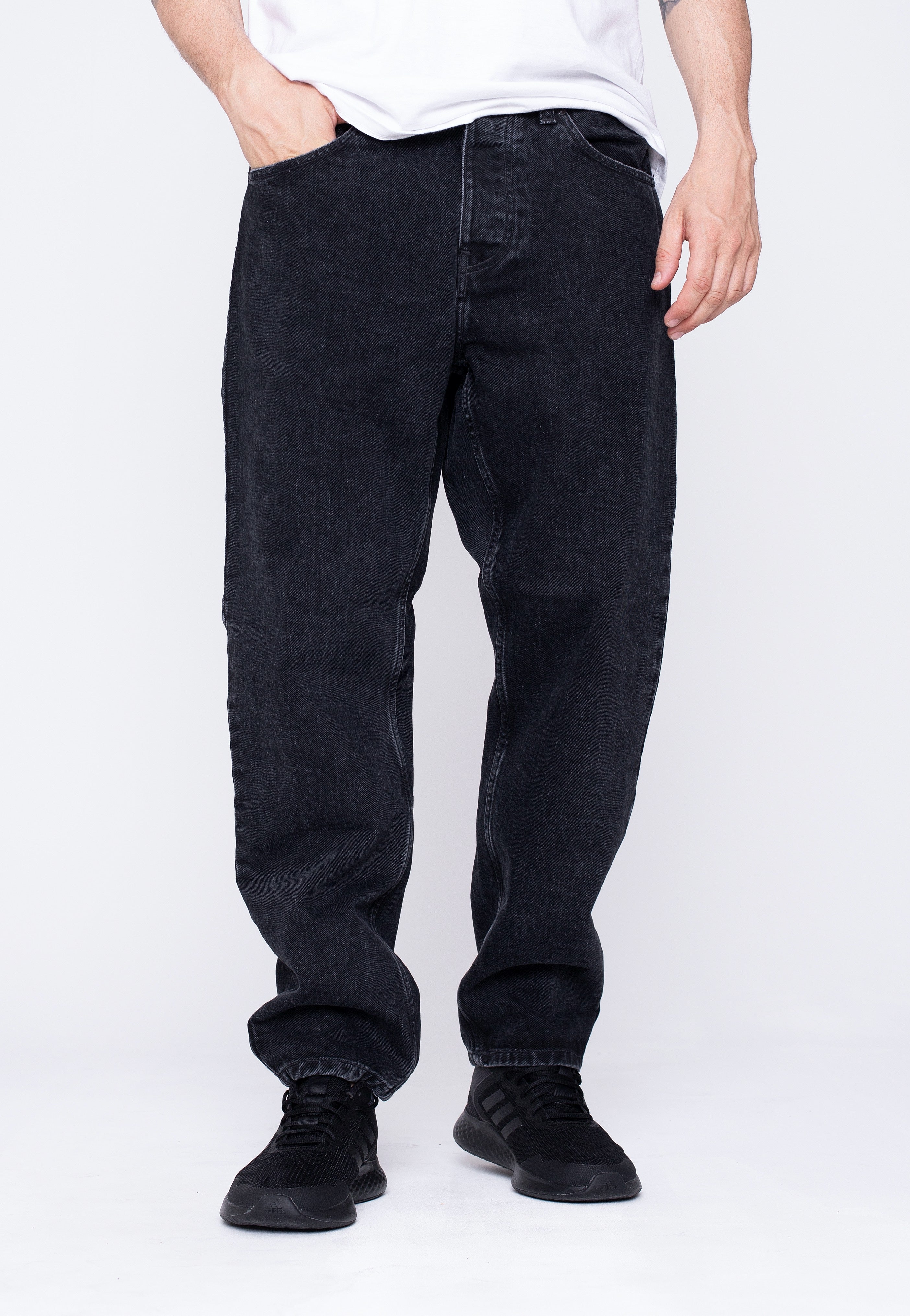 Carhartt WIP - Newel Black Stone Washed - Jeans | Men-Image