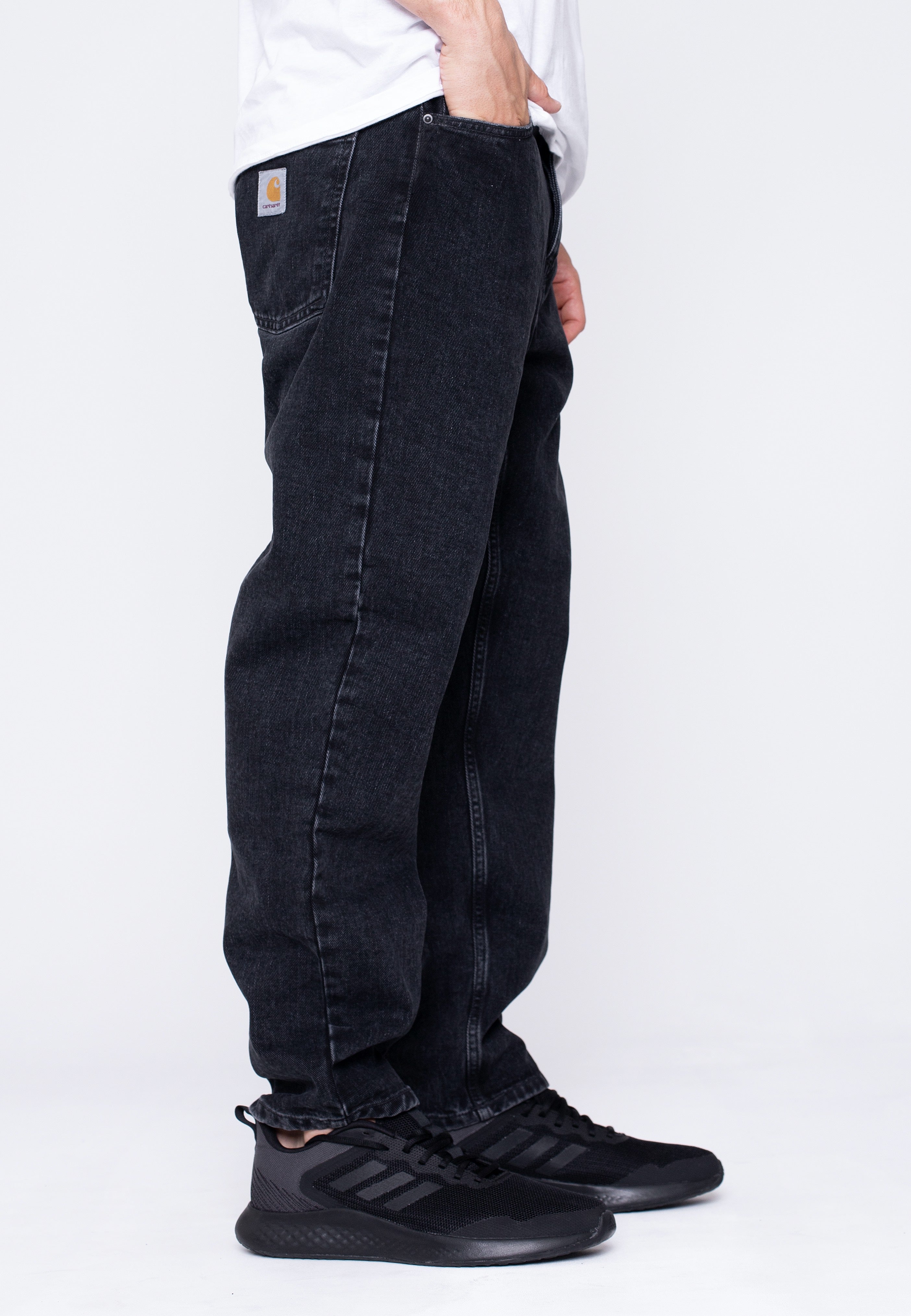 Carhartt WIP - Newel Black Stone Washed - Jeans | Men-Image