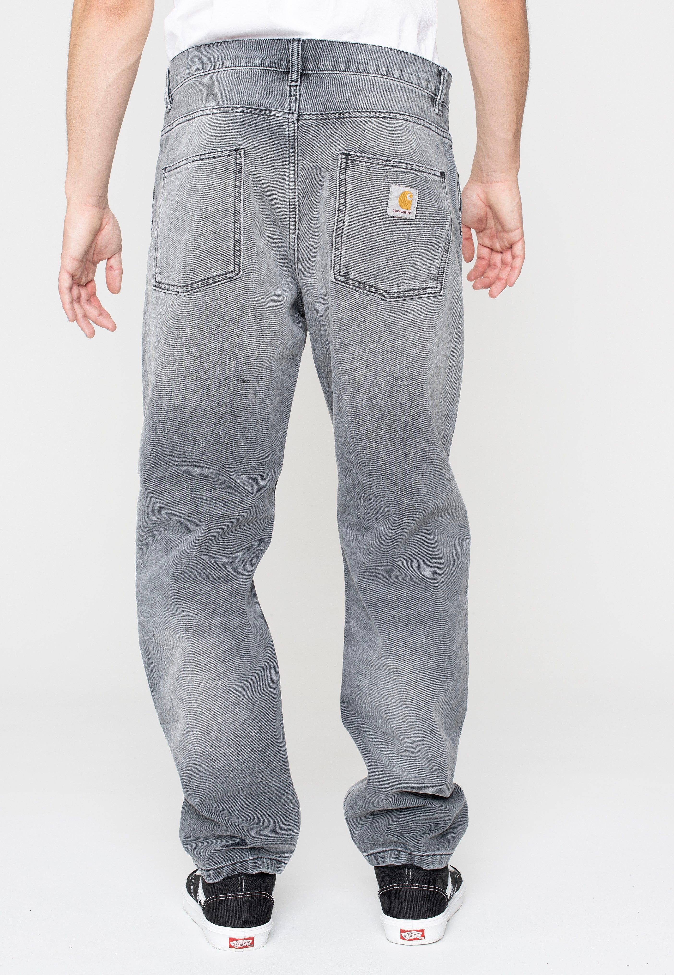 Carhartt WIP Newel Light Used Wash Black - Jeans | Impericon