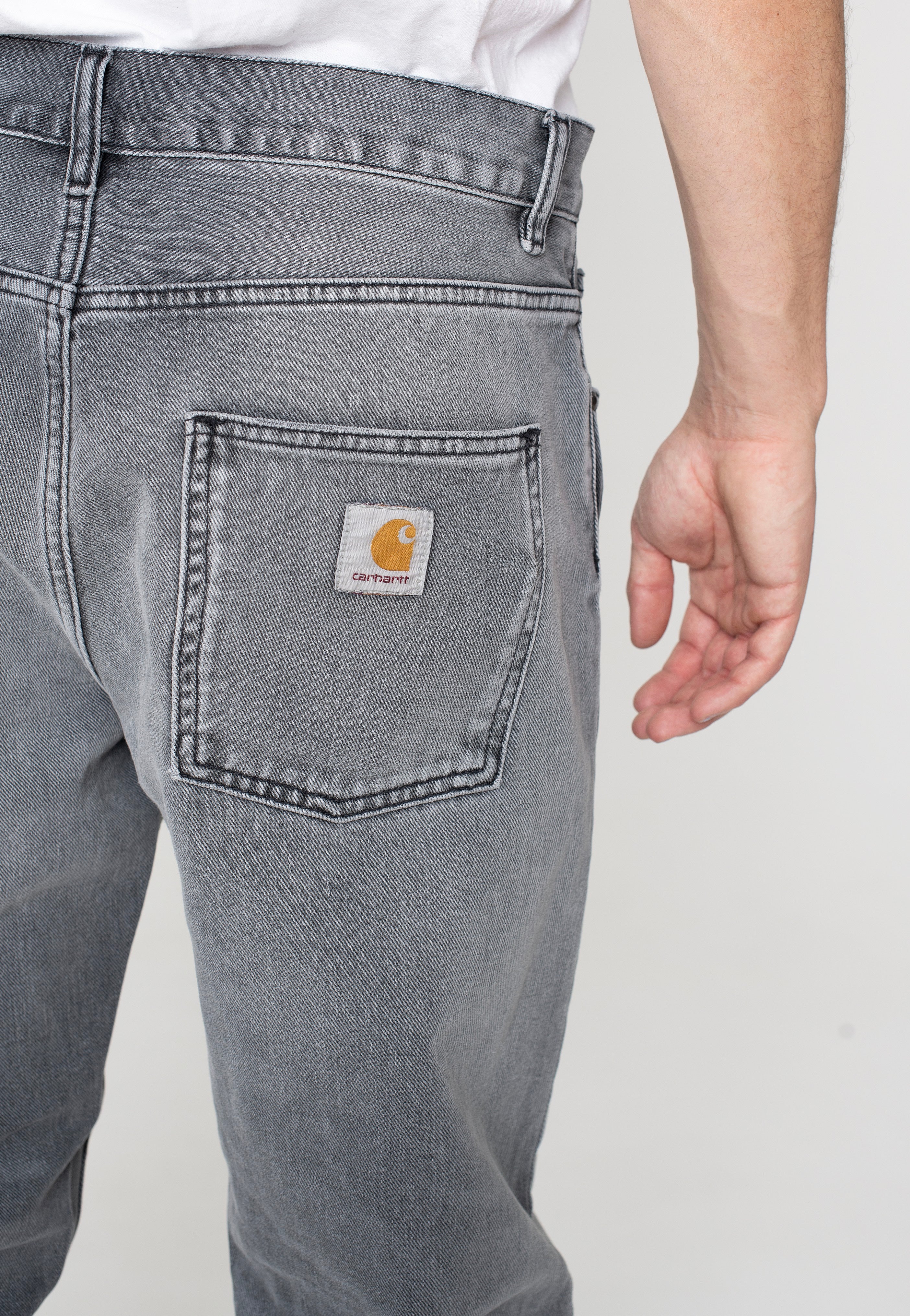 SBMさん専用！Carhartt ライトグレー ワイドレッグデニム Carhartt WIP Newel Light Used Wash Black - Jeans | Impericon