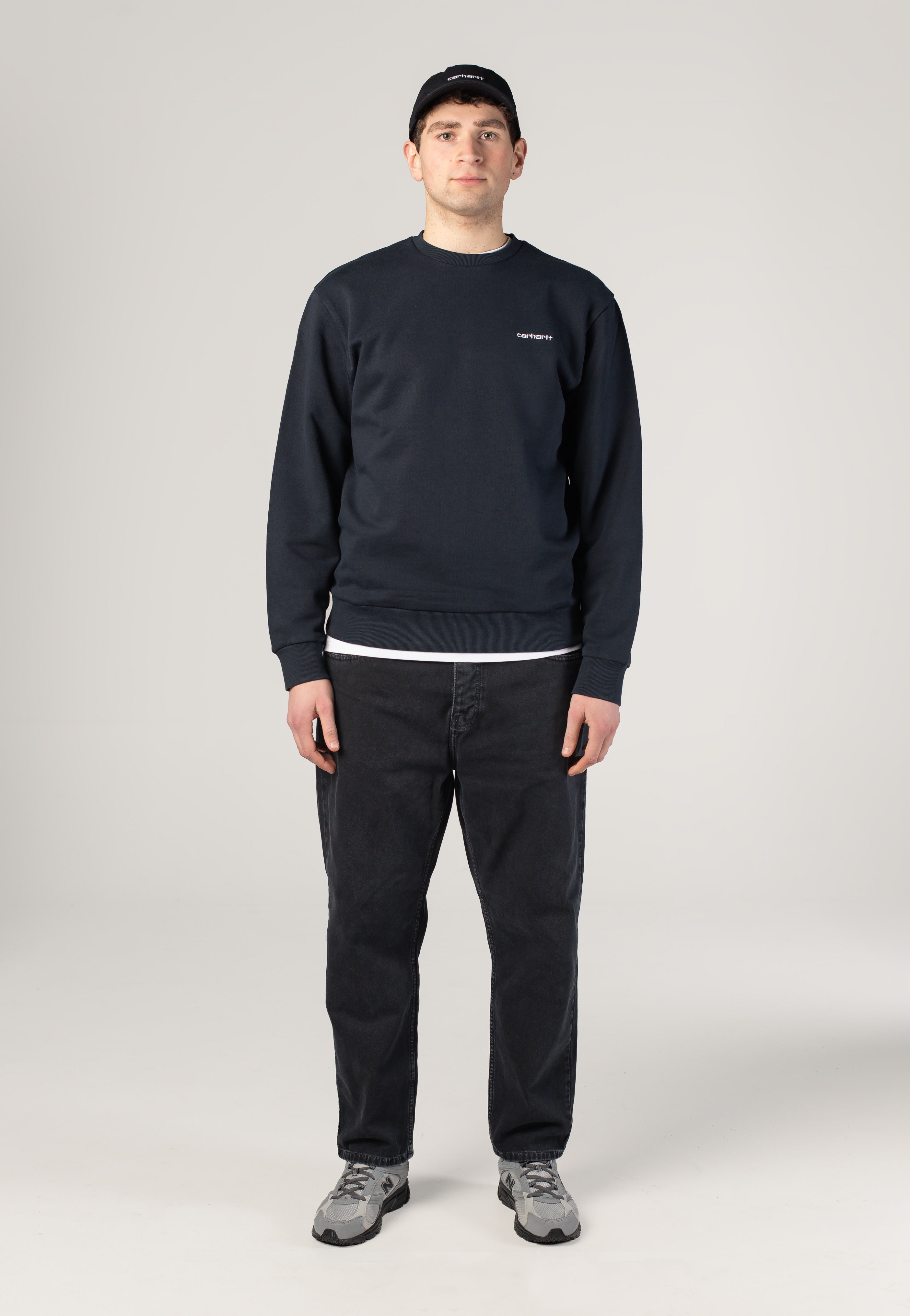 Carhartt WIP Newel Stone Dyed Black - Jeans | Impericon