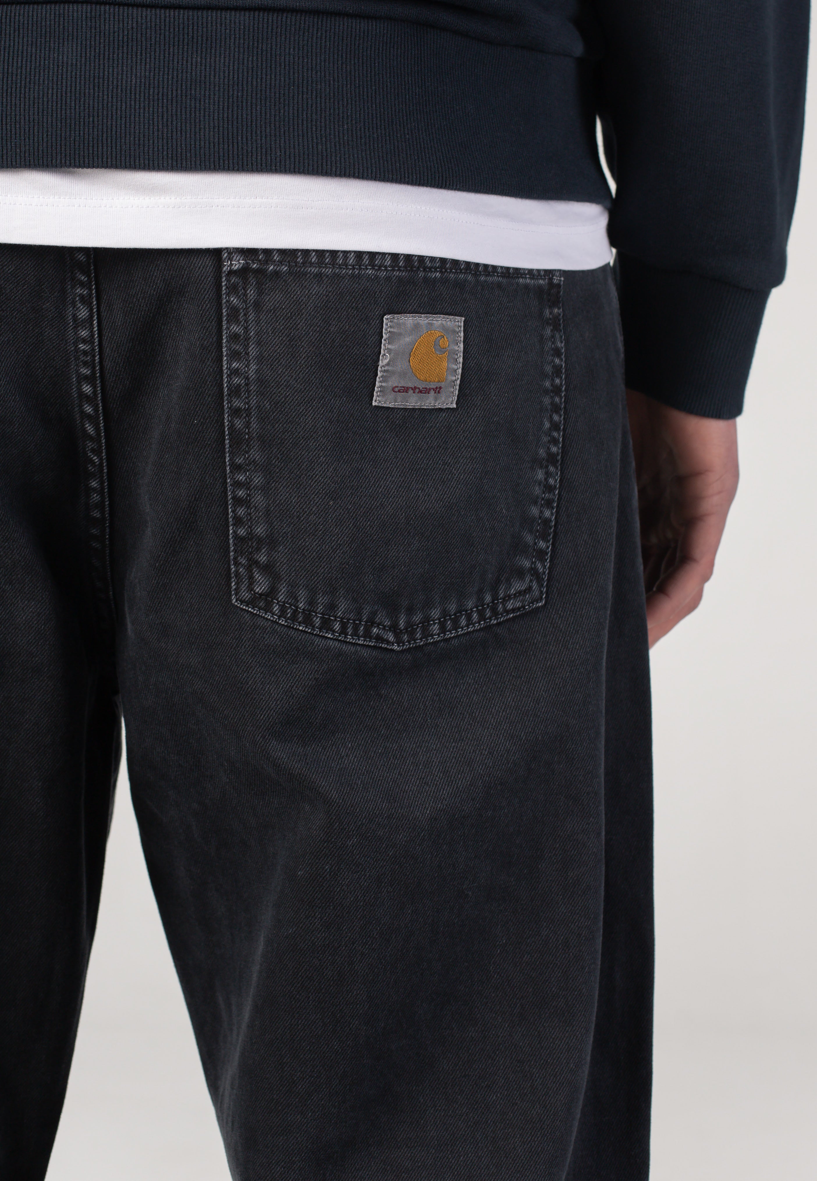 Carhartt WIP - Newel Stone Dyed Black - Jeans | Men-Image