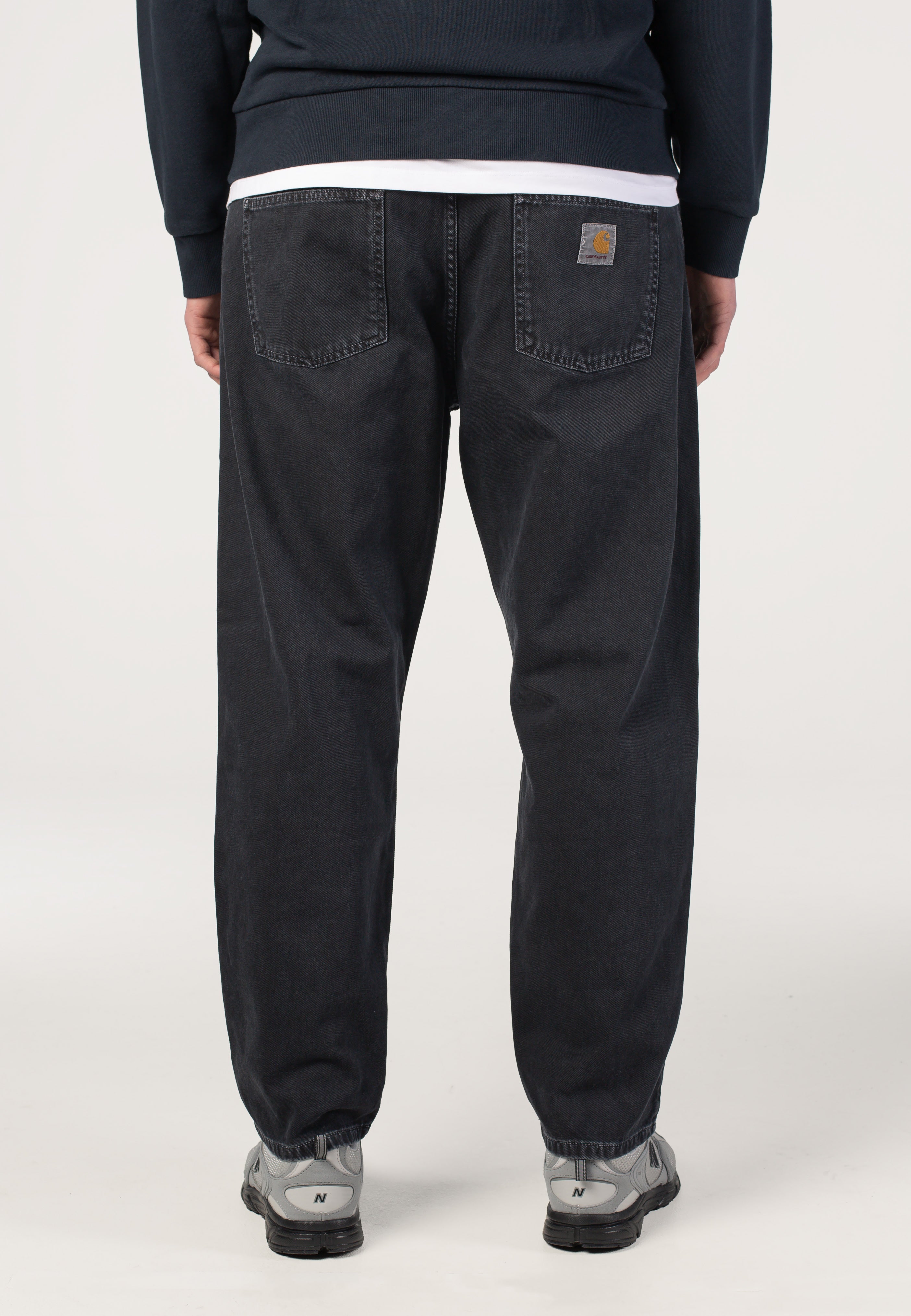 Carhartt WIP Newel Stone Dyed Black - Jeans | Impericon