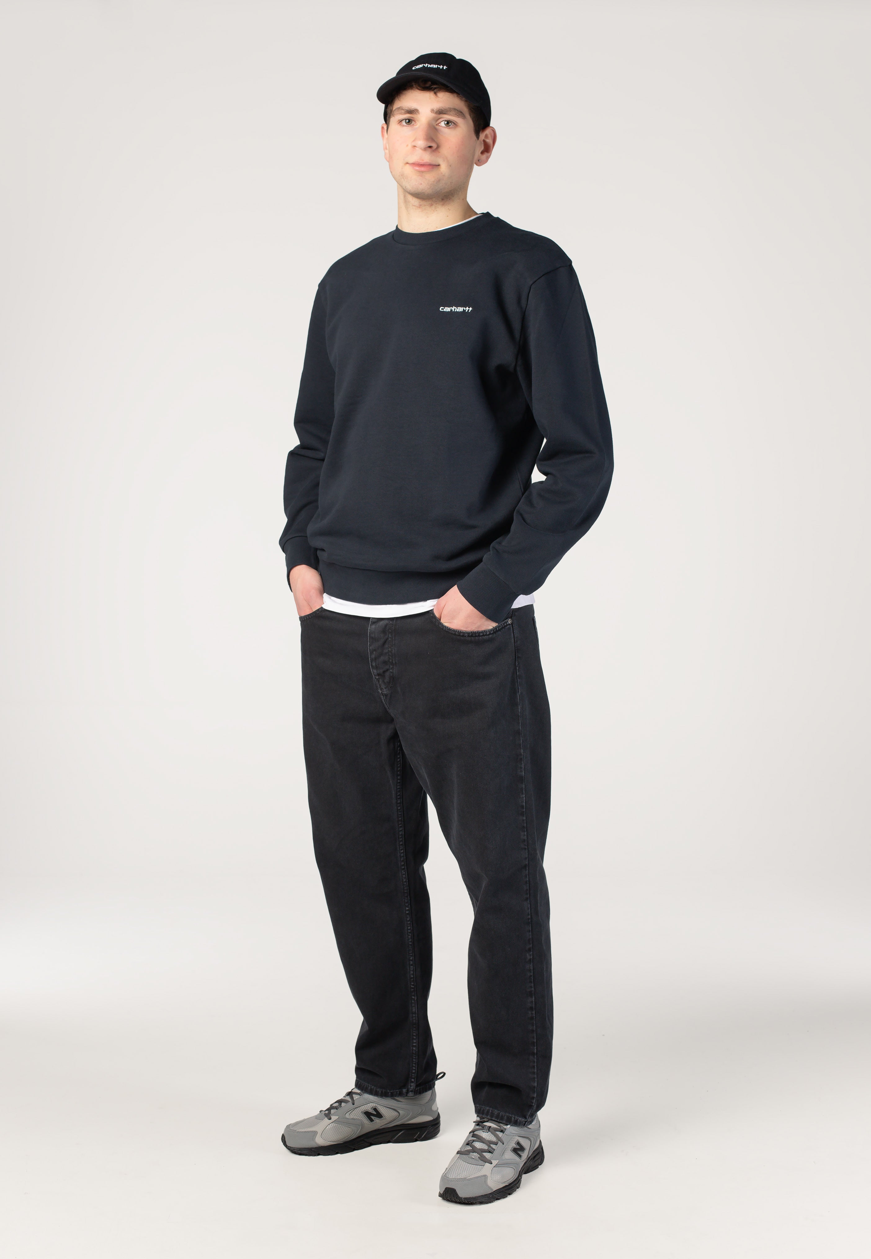 Carhartt WIP - Newel Stone Dyed Black - Jeans | Men-Image