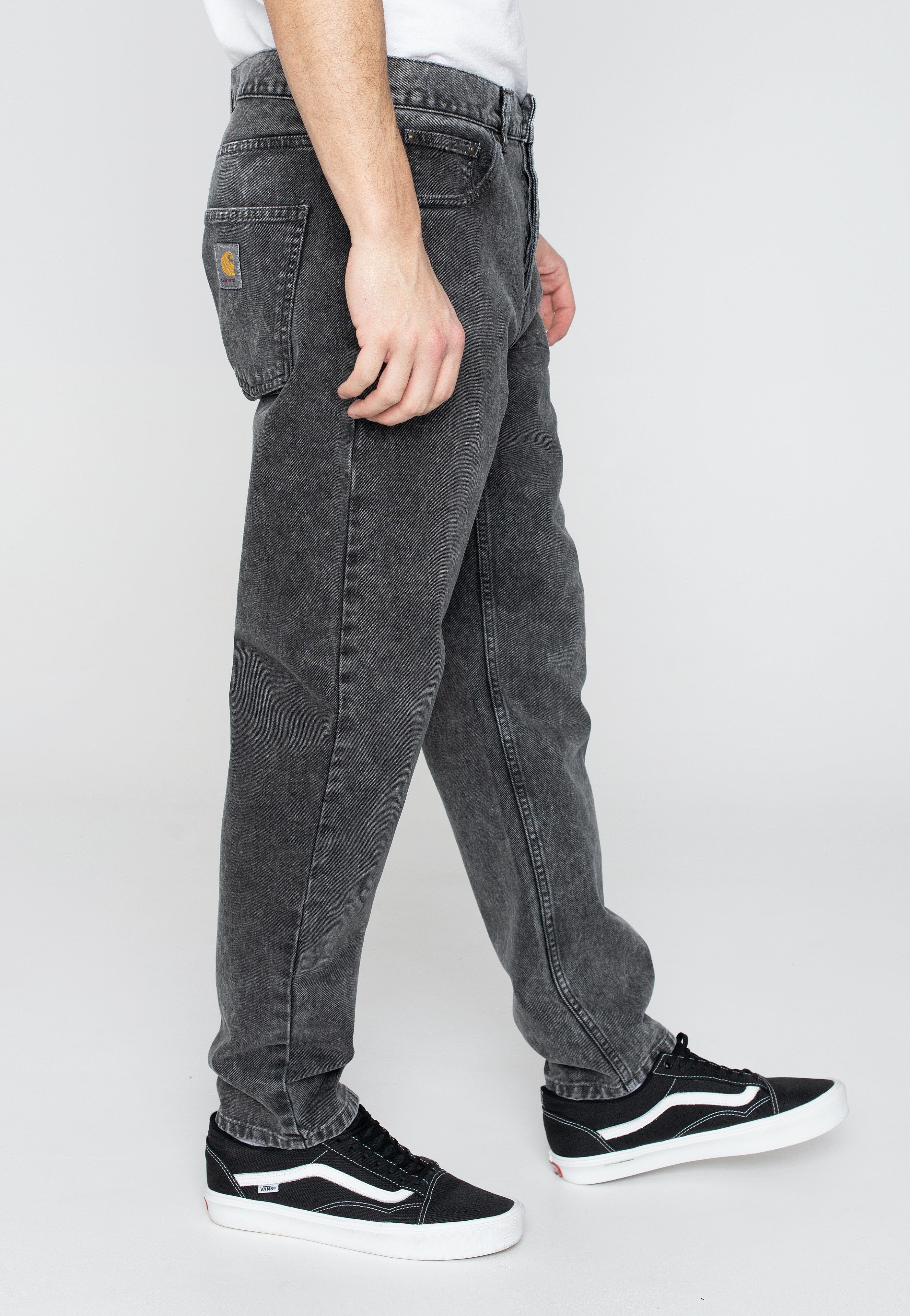 CARHARTT カーハート NEWEL PANT W32 black wash Carhartt WIP Newel Worn Washed Black - Jeans | Impericon