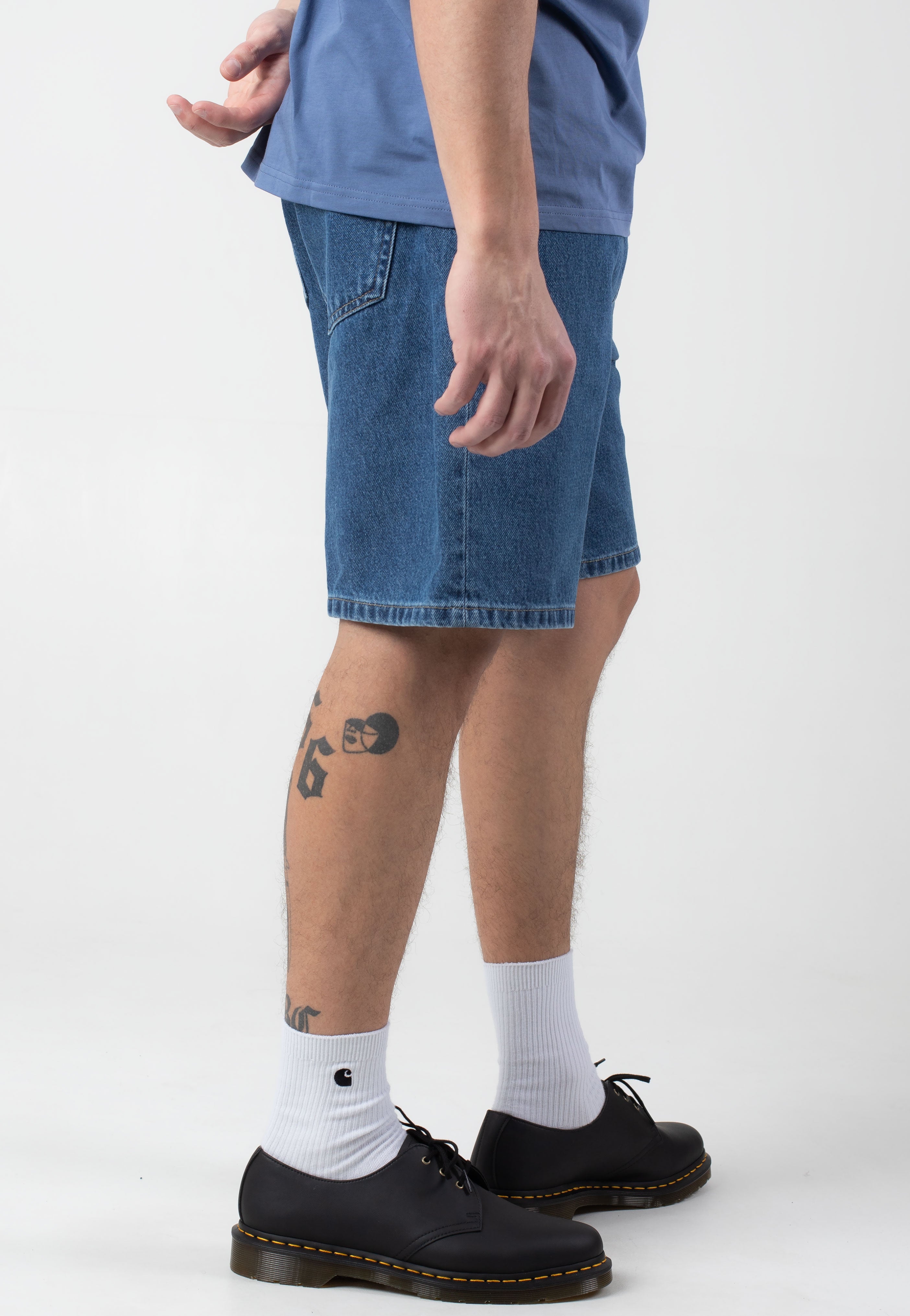 Carhartt WIP - Nolan Heavy Stone Wash Blue - Shorts | Men-Image