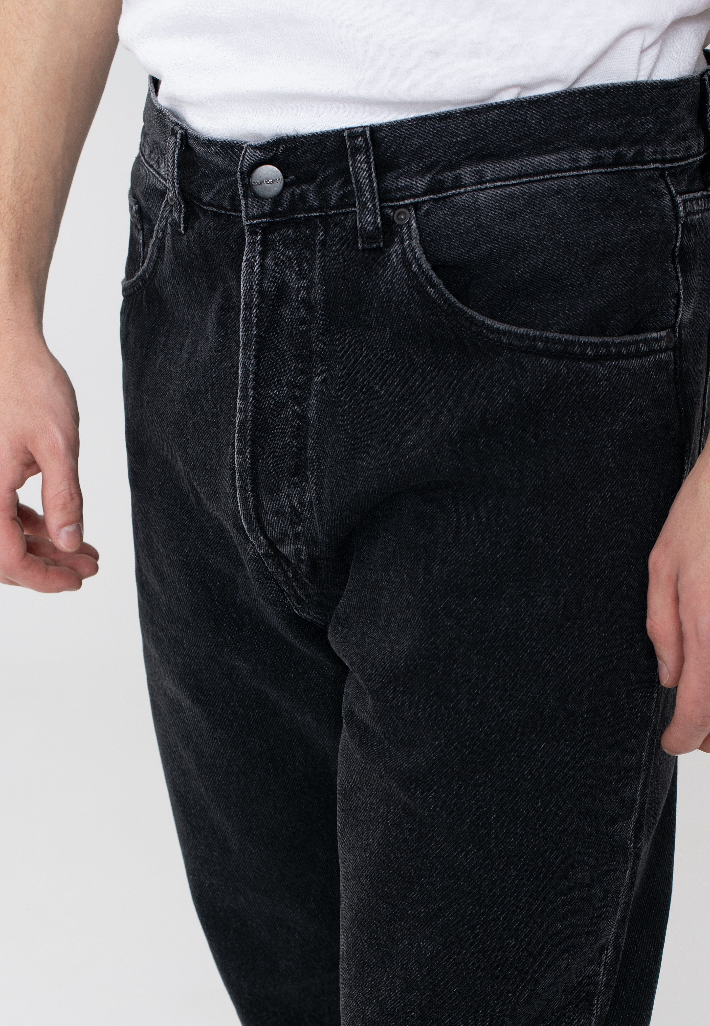Carhartt WIP - Nolan Stone Washed Black - Jeans | Men-Image