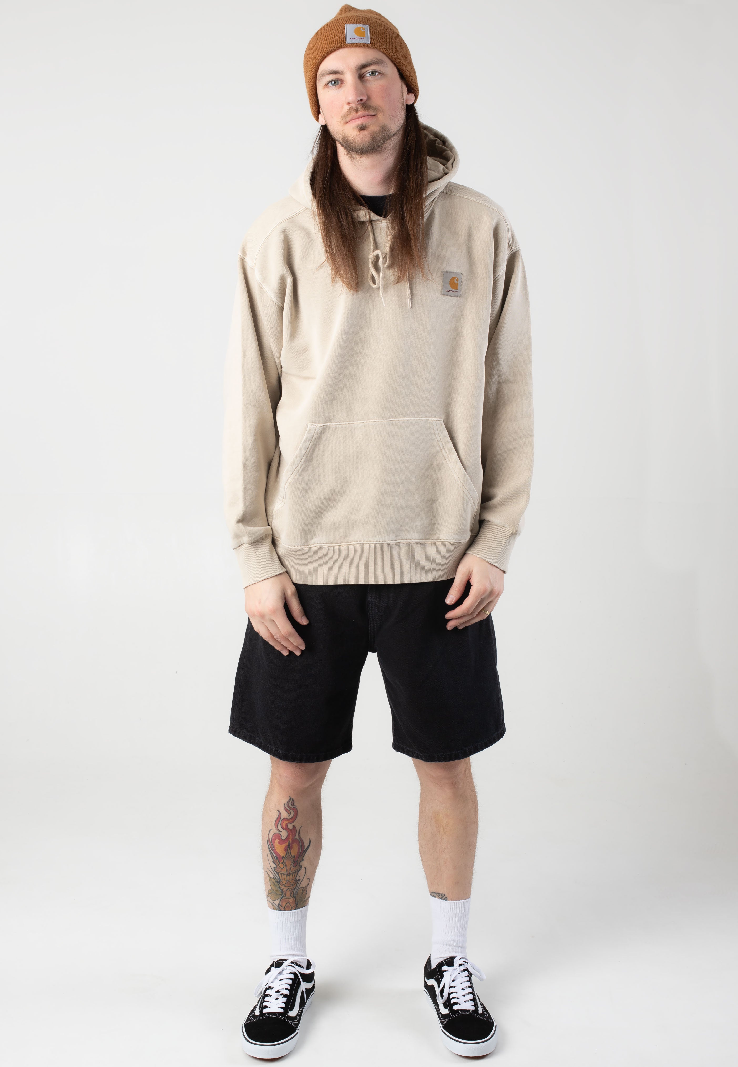 Carhartt WIP - Nolan Stone Washed Black - Shorts | Men-Image