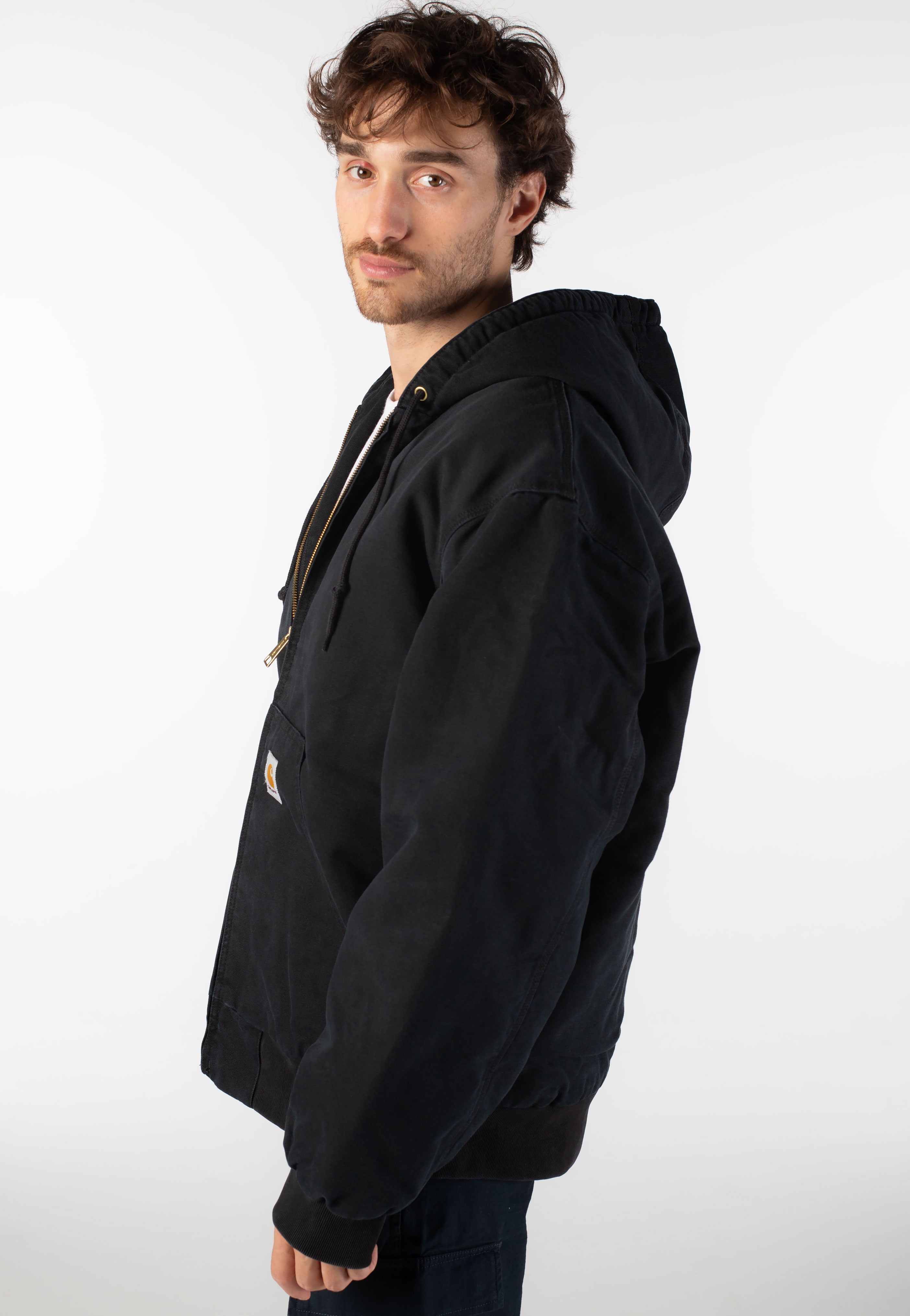 Carhartt WIP - OG Active Stone Canvas Black - Jas | Impericon