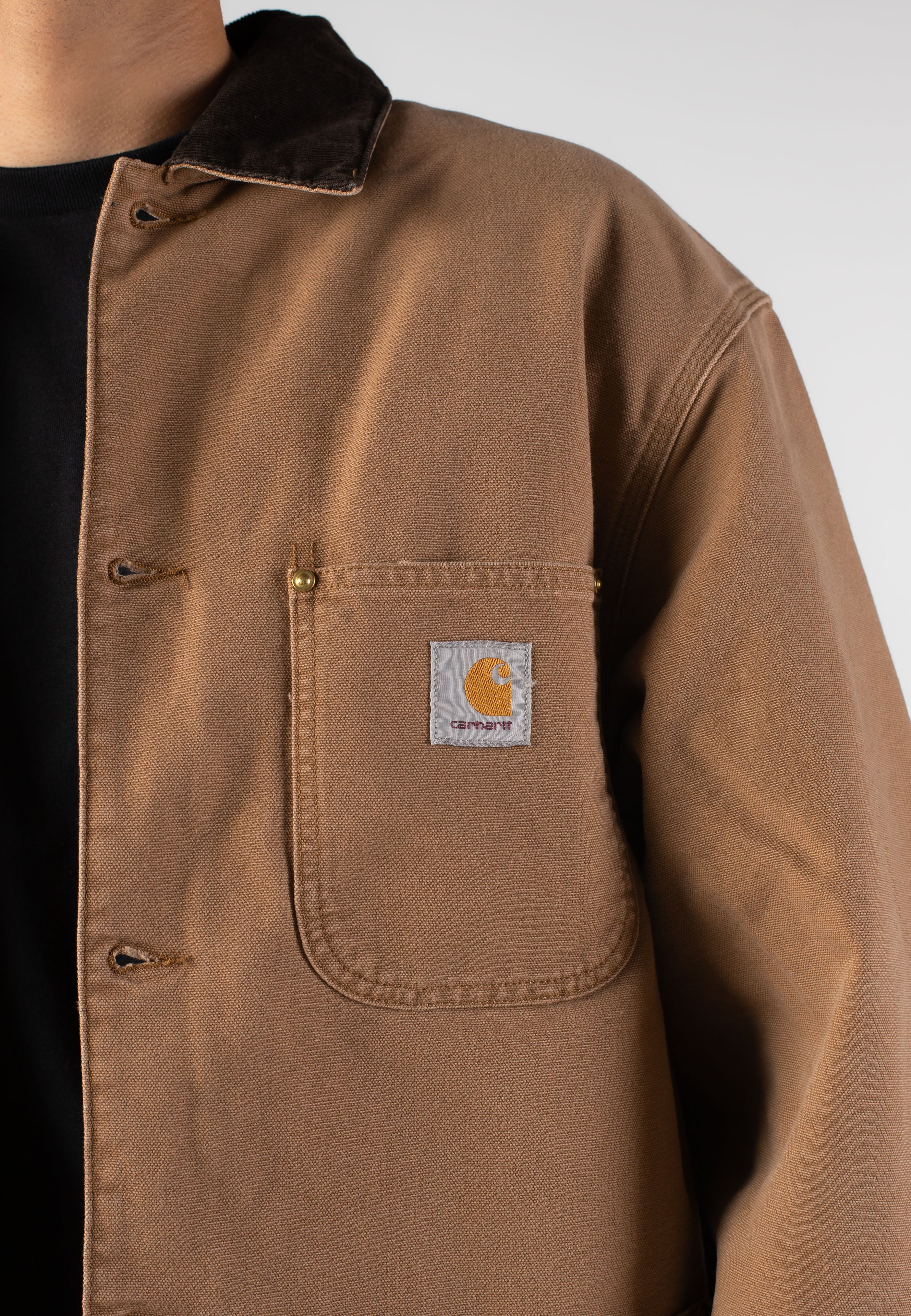 Carhartt WIP - OG Chore Stone Canvas Hamilton Brown/Tobacco - Jacket | Men-Image
