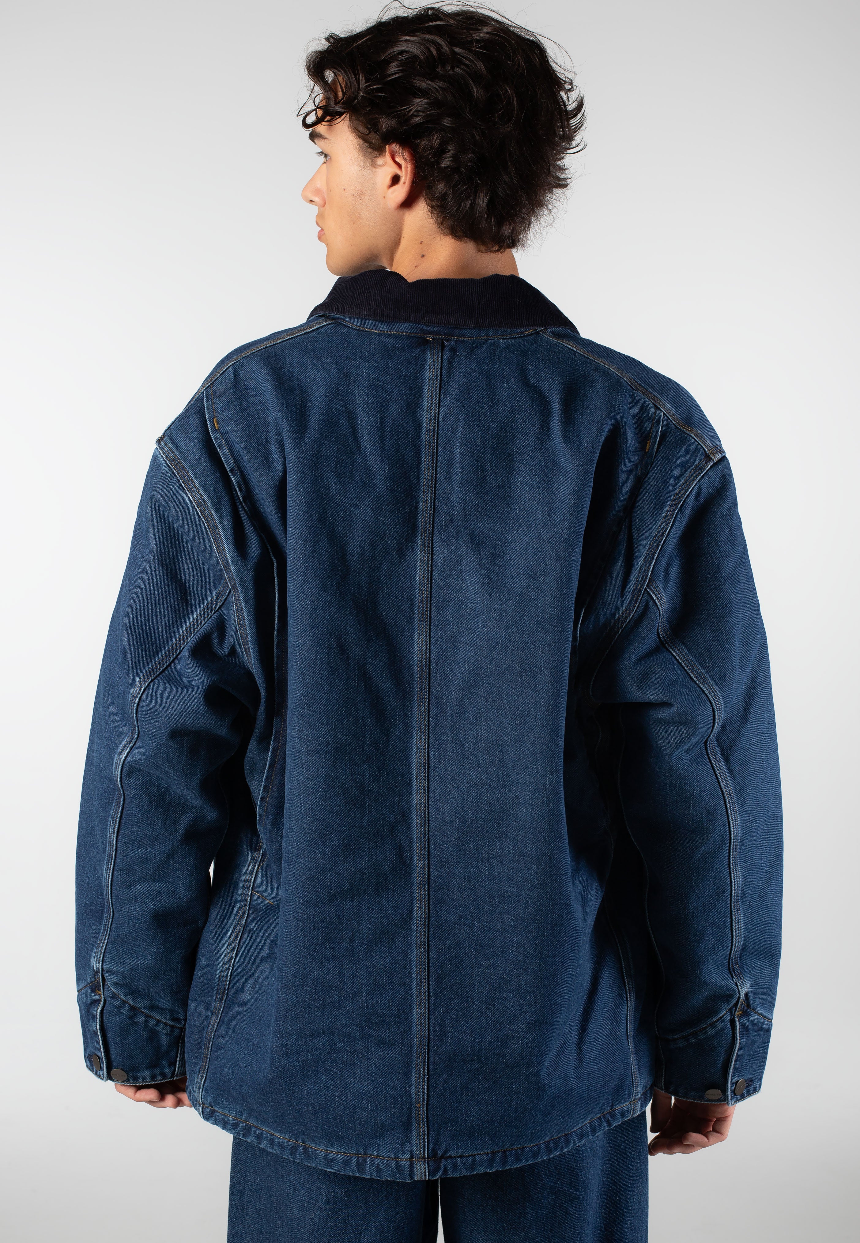 Carhartt WIP OG Chore Stone Washed Blue/Dark Navy - Jacket | Impericon