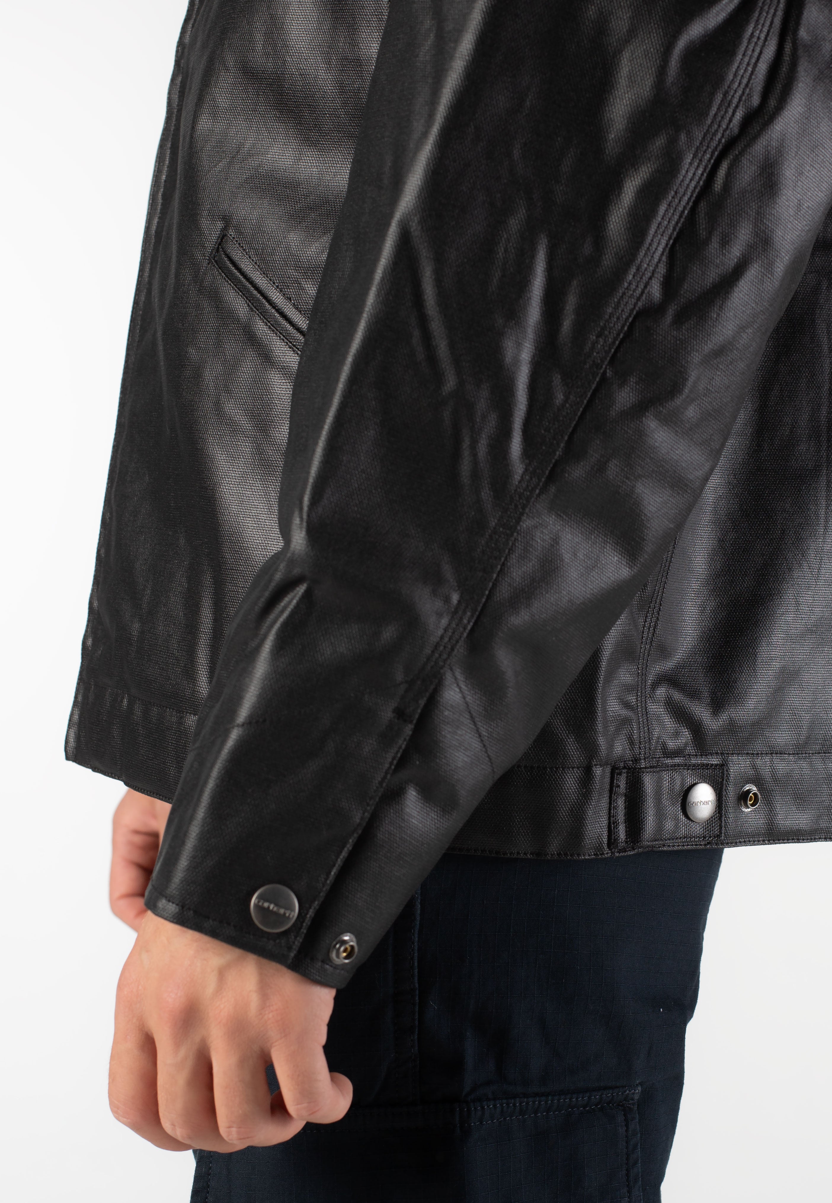 Carhartt WIP - OG Dean Black/Black - Leather Jacket | Men-Image