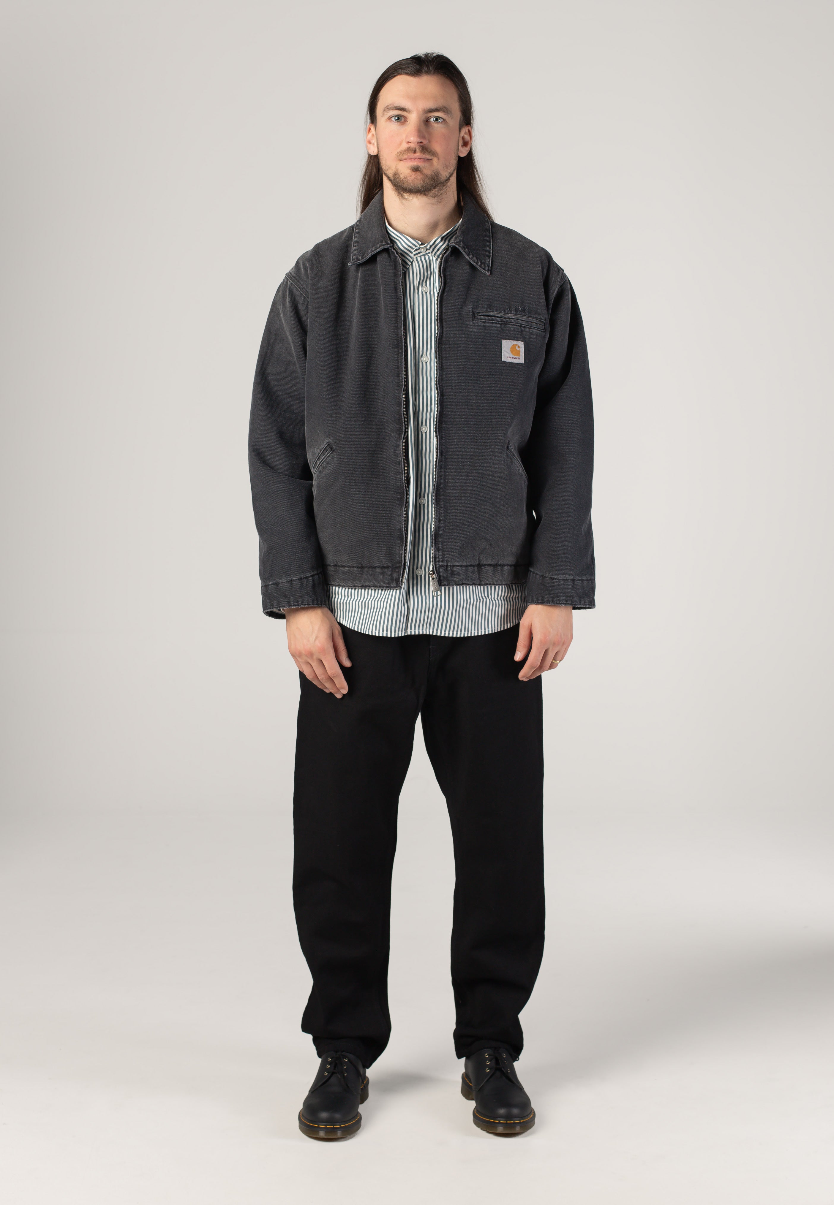 Carhartt WIP - OG Detroit Grind Wash Black - Jacket | Men-Image
