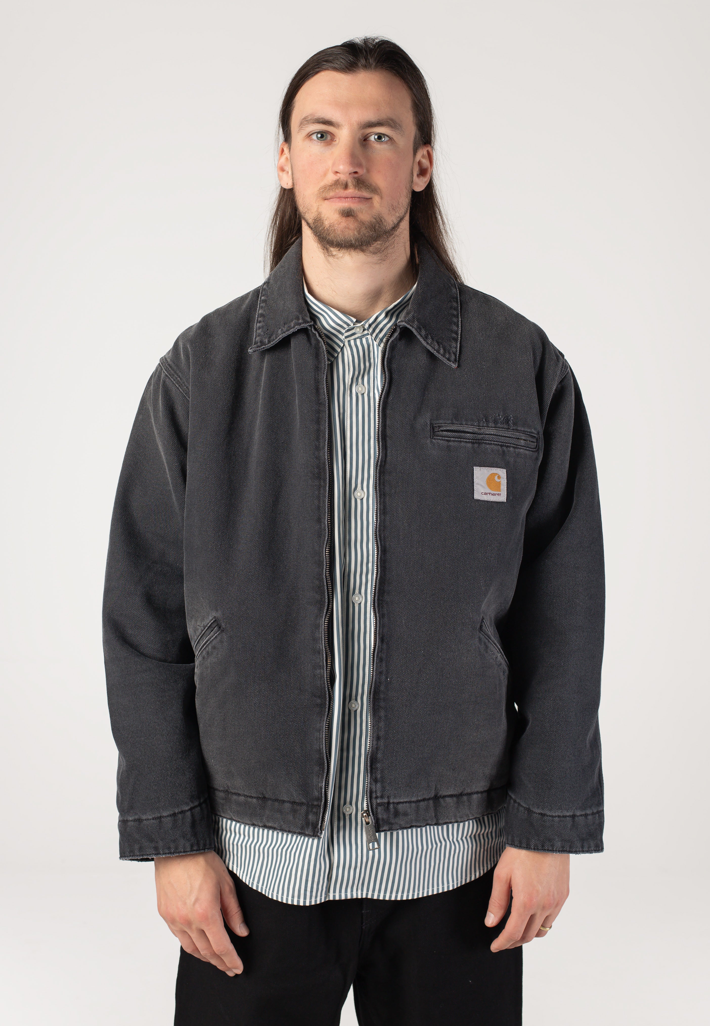 Carhartt WIP - OG Detroit Grind Wash Black - Jacket | Men-Image