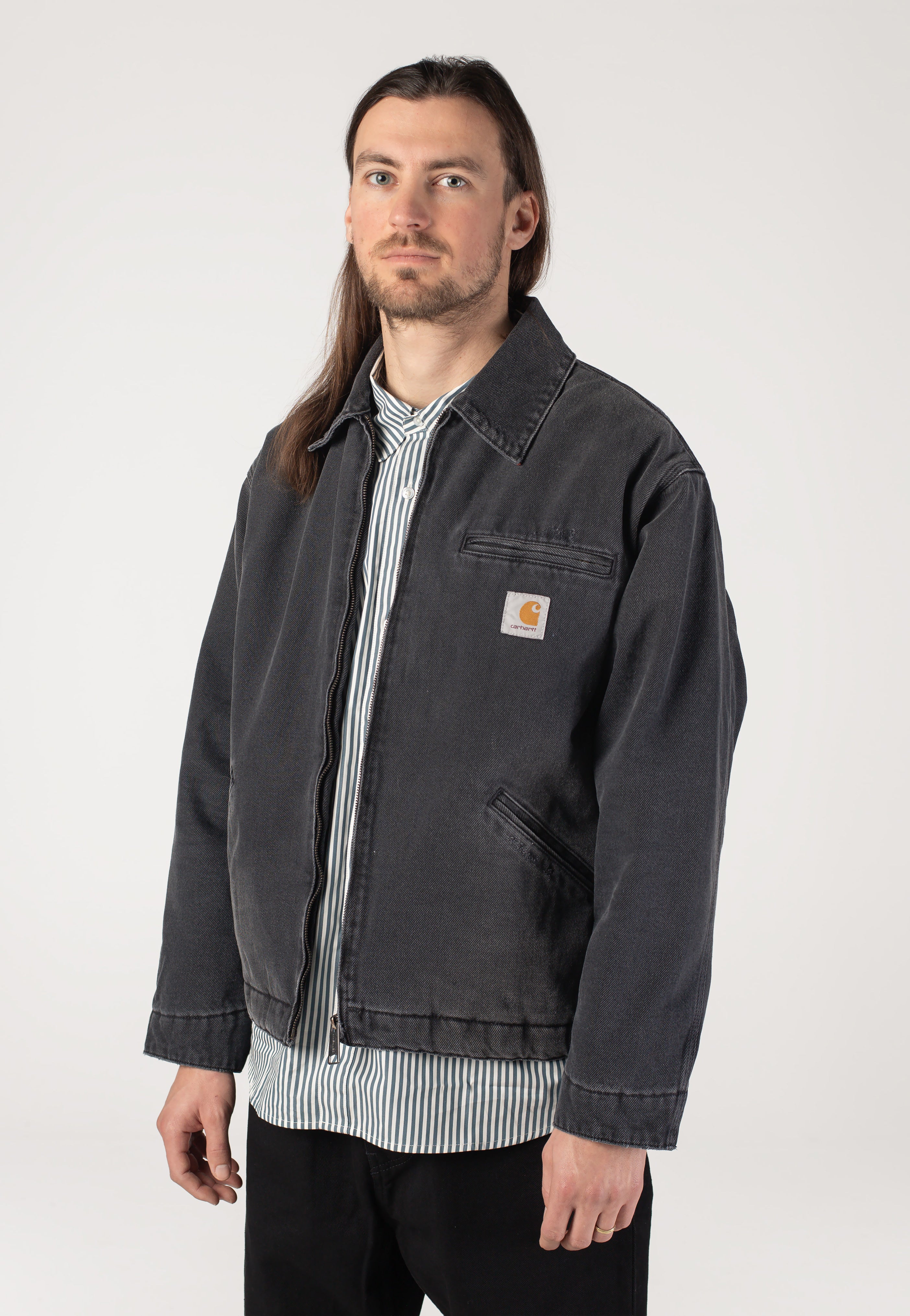 Carhartt WIP - OG Detroit Grind Wash Black - Jacket | Men-Image