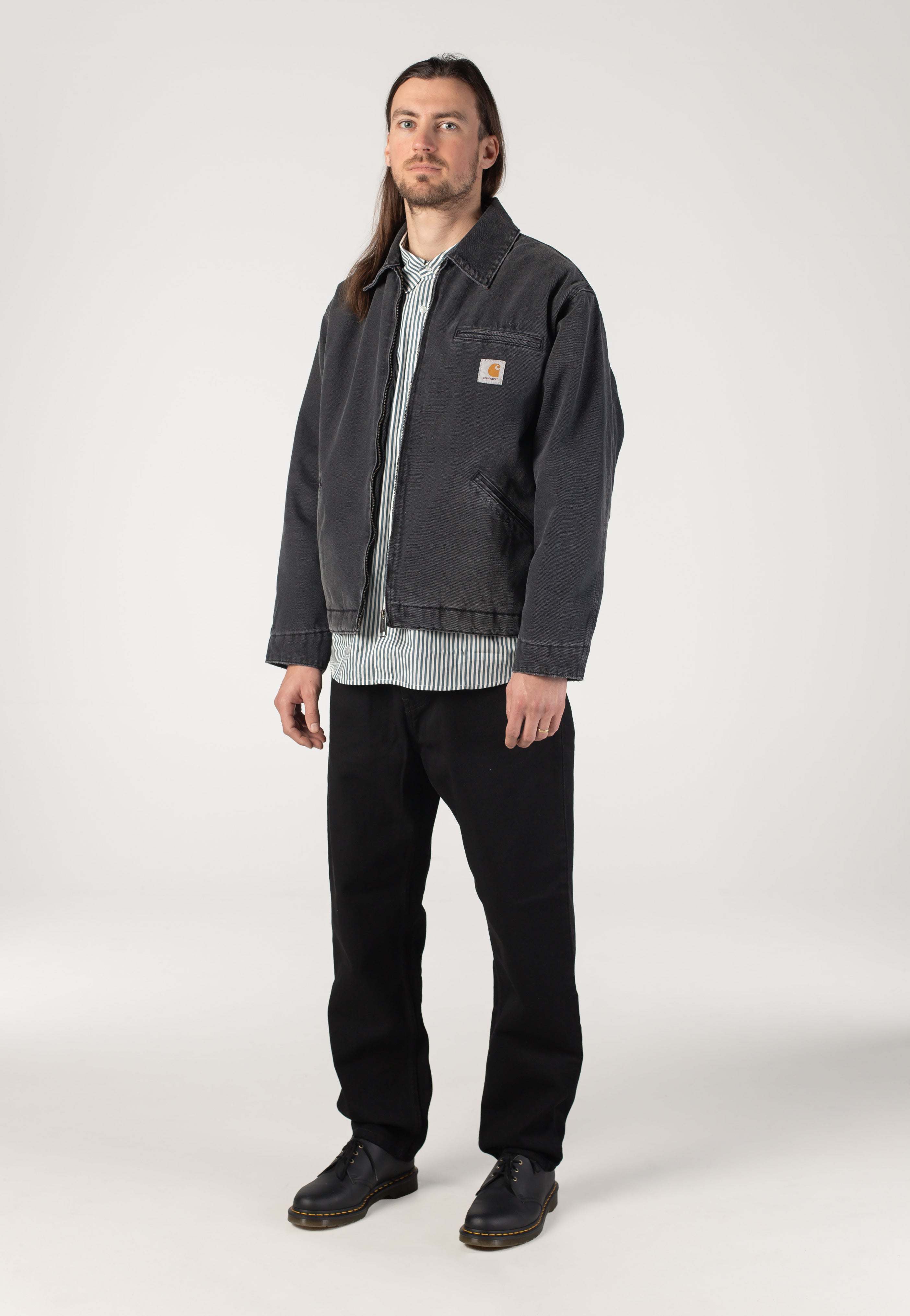 Carhartt WIP - OG Detroit Grind Wash Black - Jacket | Men-Image