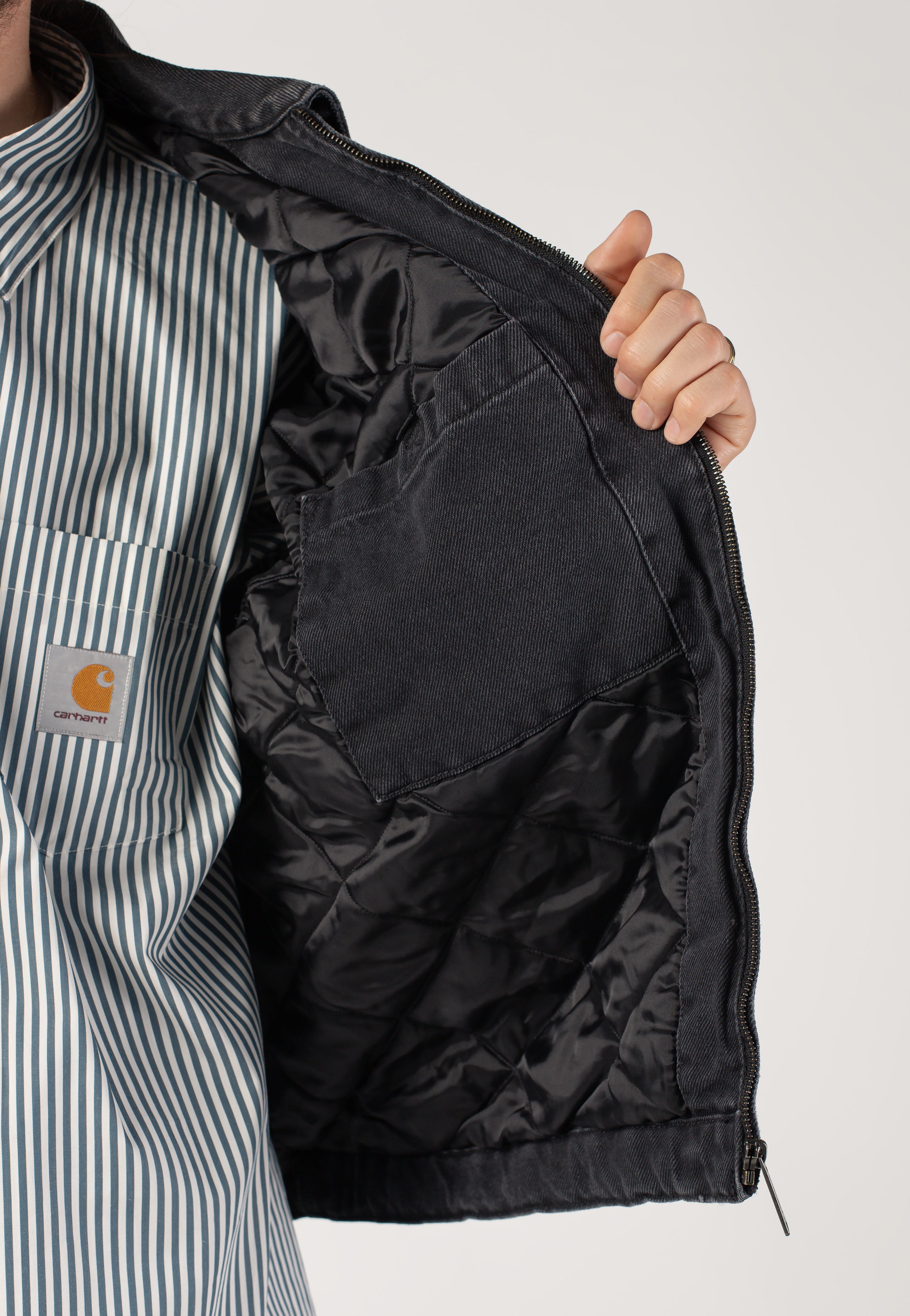 Carhartt WIP - OG Detroit Grind Wash Black - Jacket | Men-Image