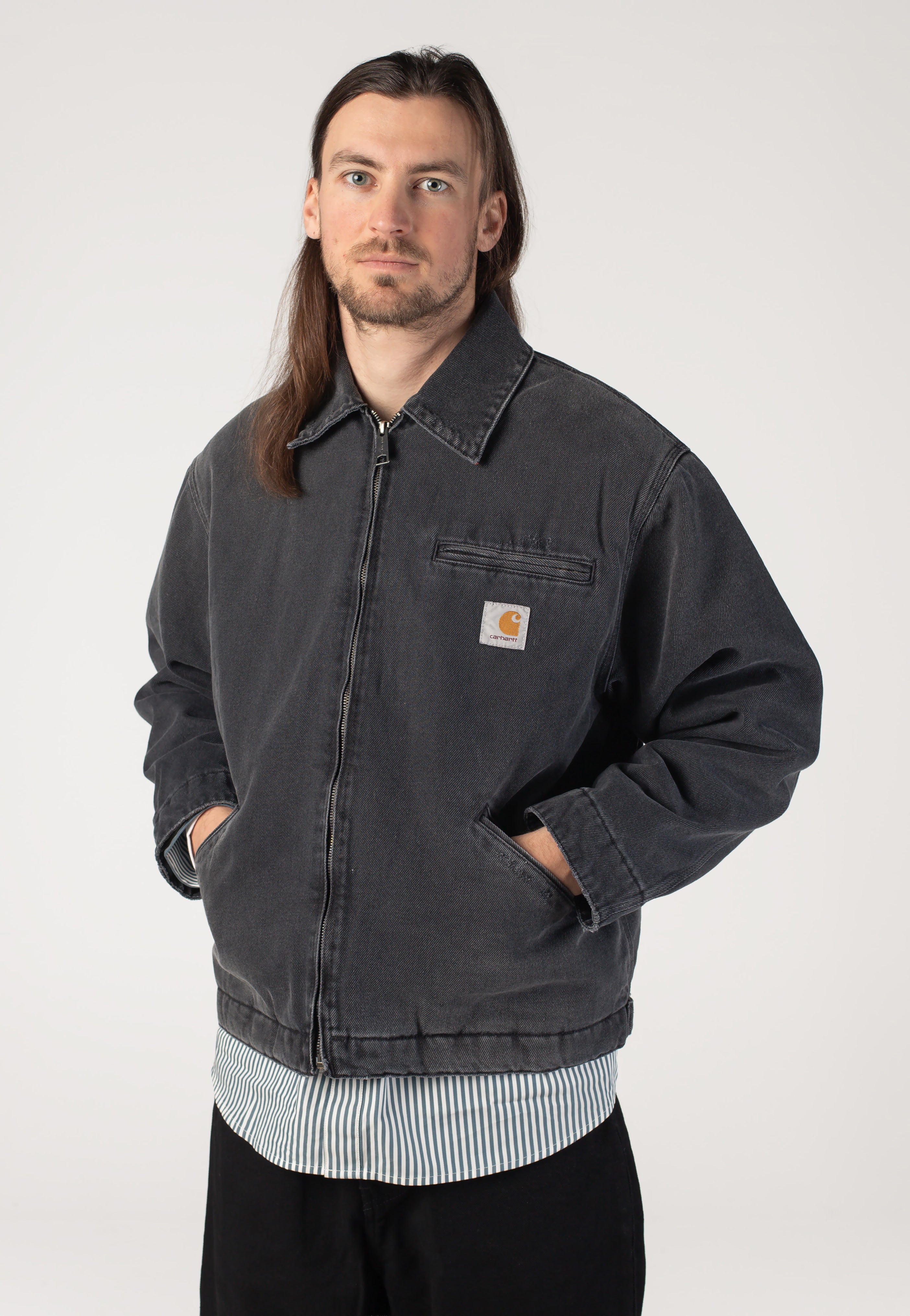 Carhartt WIP - OG Detroit Grind Wash Black - Jacket | Men-Image