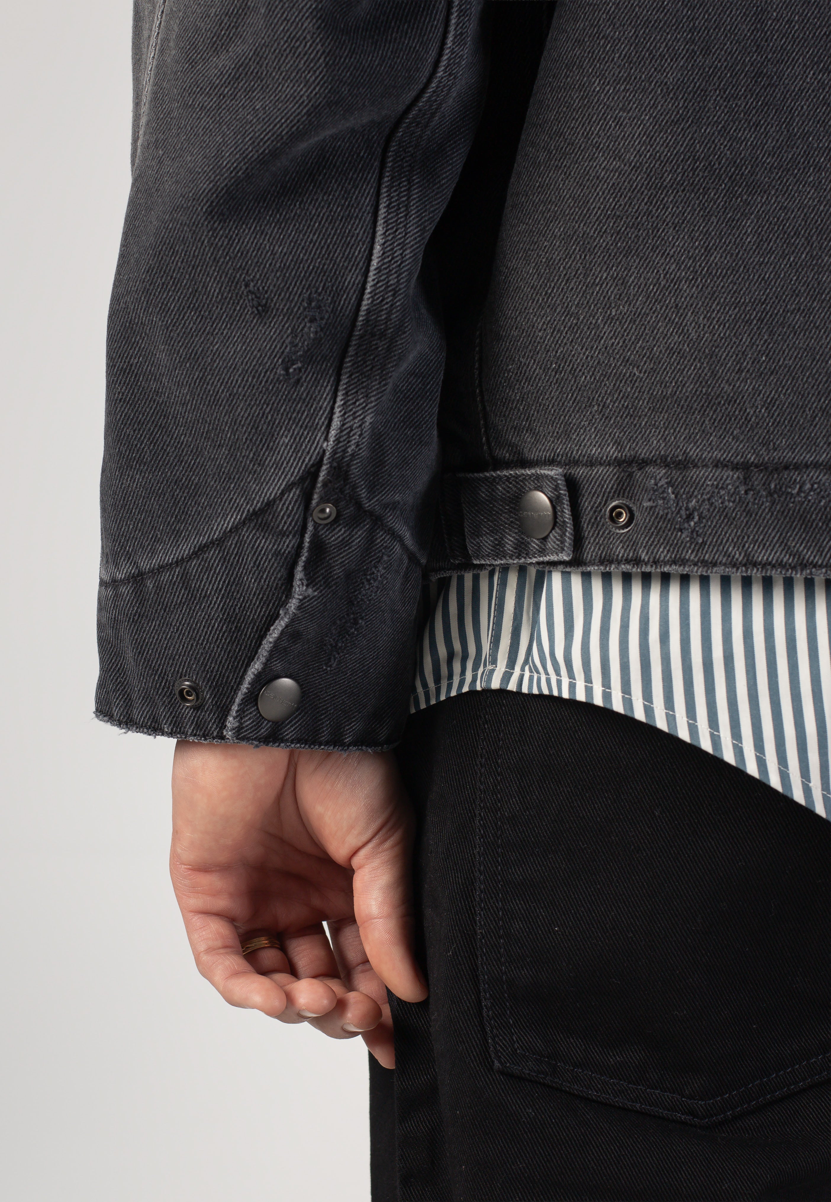 Carhartt WIP - OG Detroit Grind Wash Black - Jacket | Men-Image