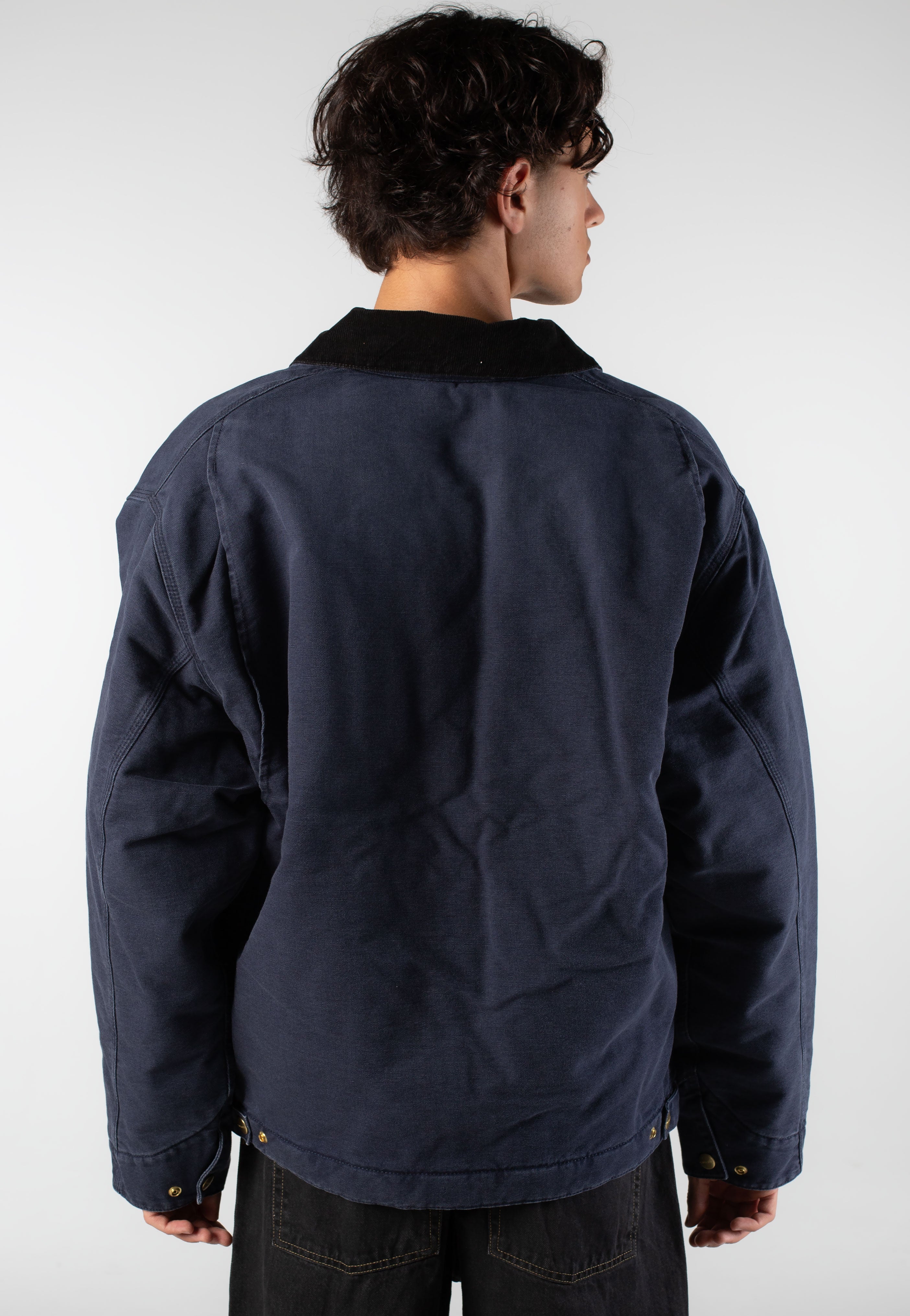 Carhartt WIP - OG Detroit Stone Canvas Dark Navy/Black - Jacket