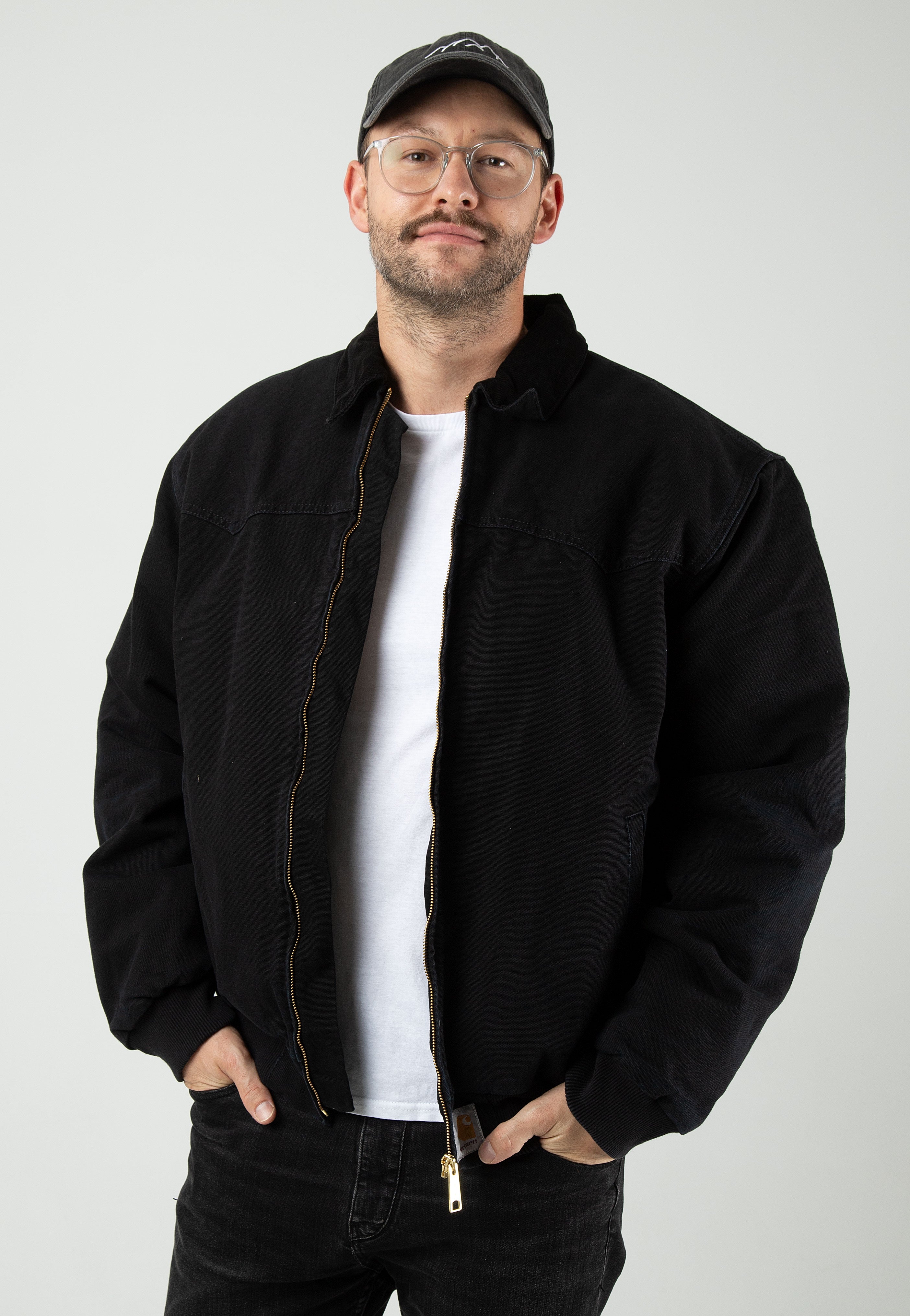 Carhartt WIP - Og Santa Fe Aged Canvas Black/Black - Jacket 