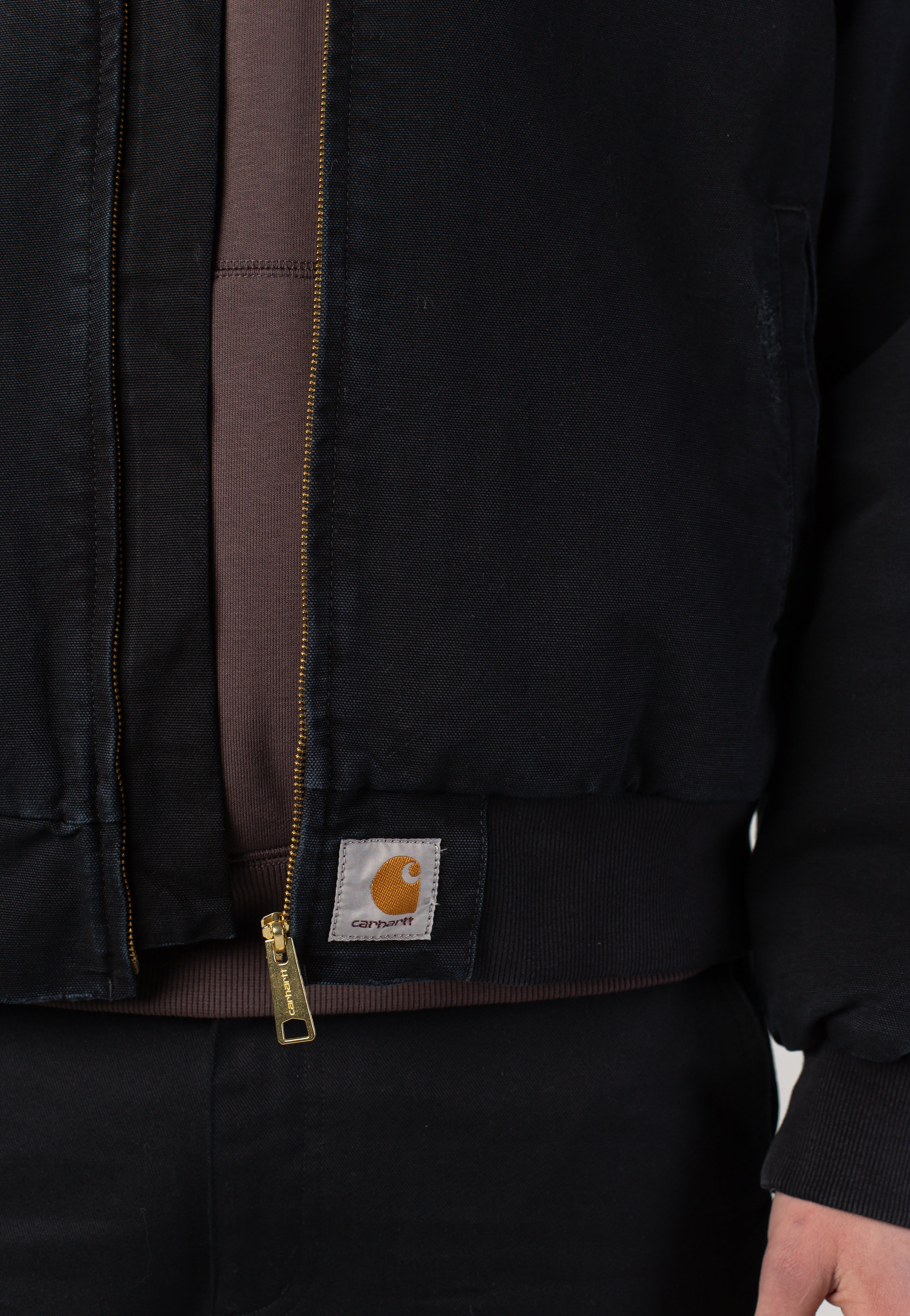 Carhartt WIP - OG Santa Fe Grind Wash Black/Black - Jacket | Men-Image
