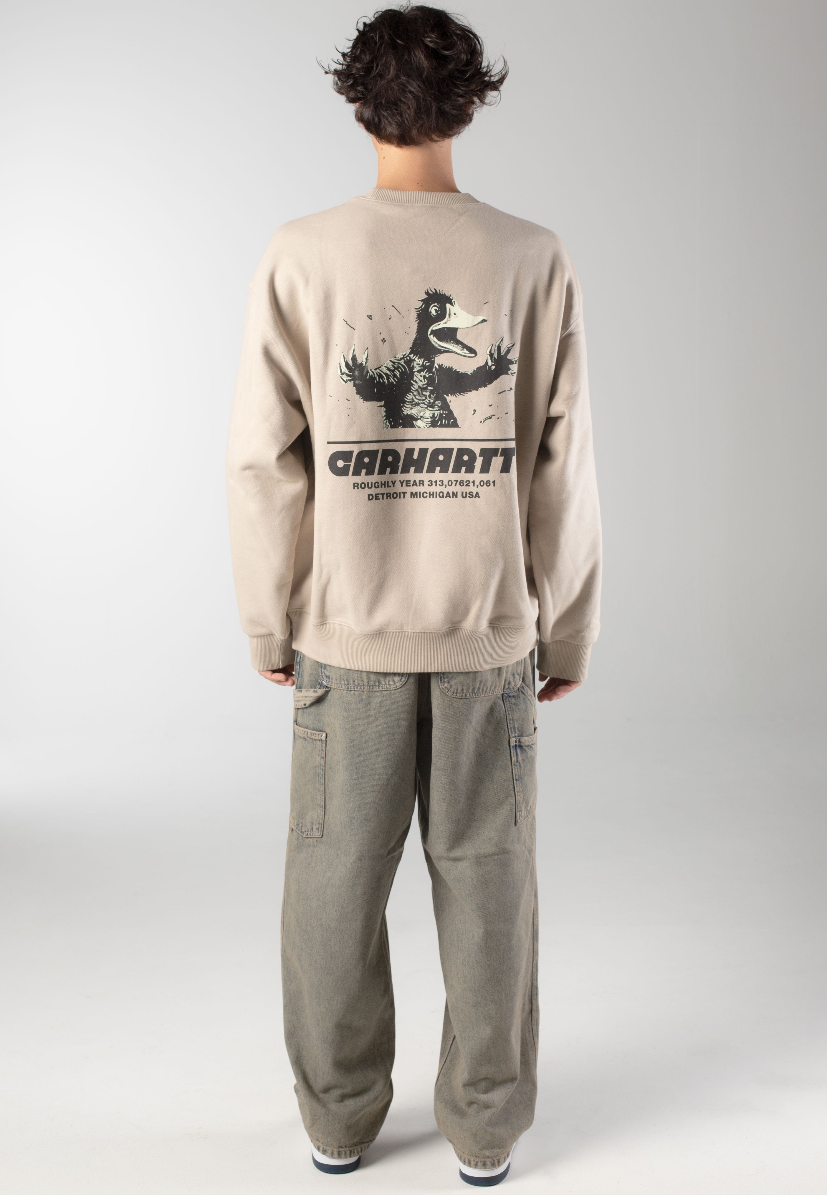 Carhartt WIP - OG Single Knee Blue/Leather Garment Dyed - Jeans | Men-Image