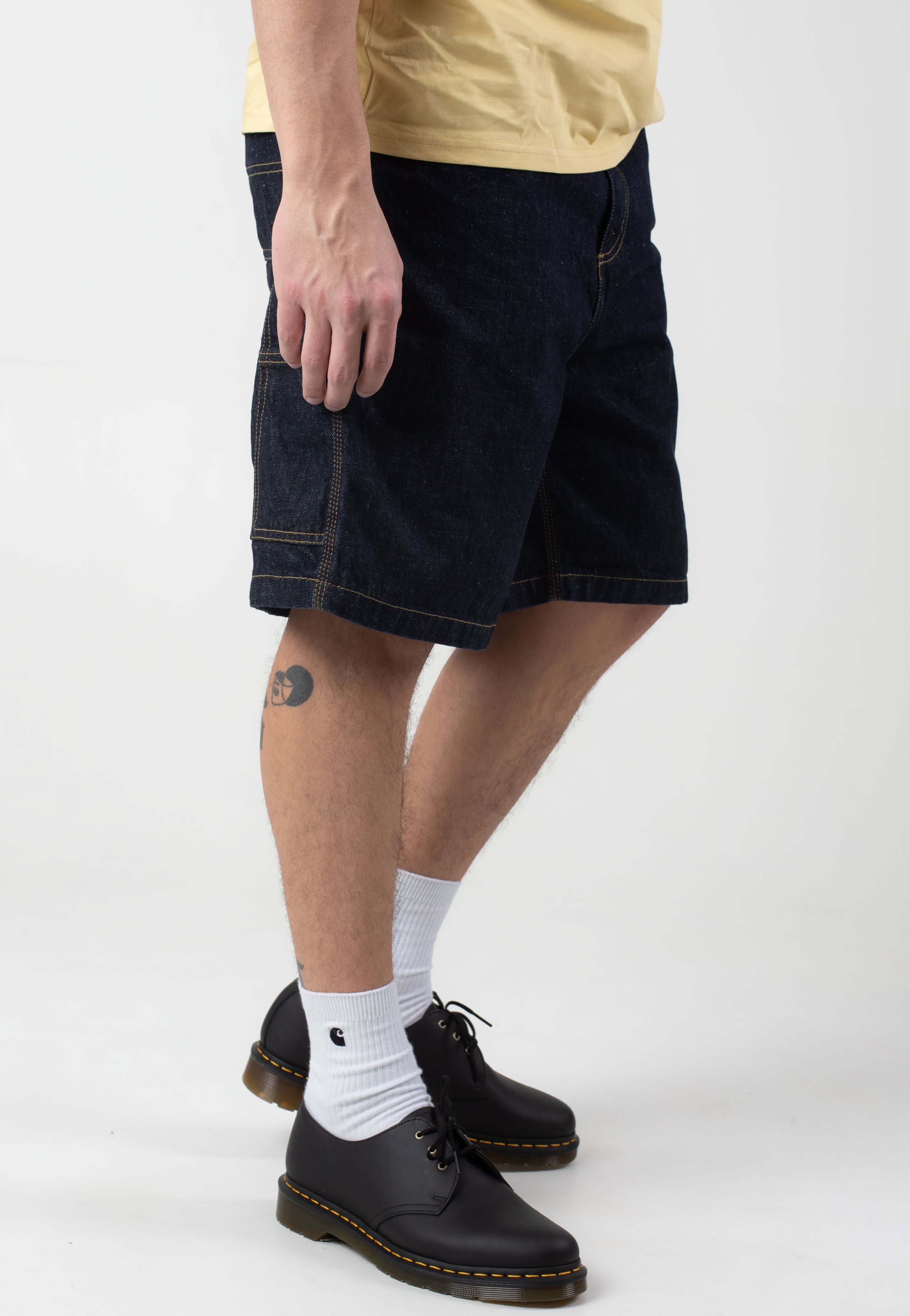 Carhartt WIP - OG Single Knee Rinsed Blue - Shorts | Men-Image