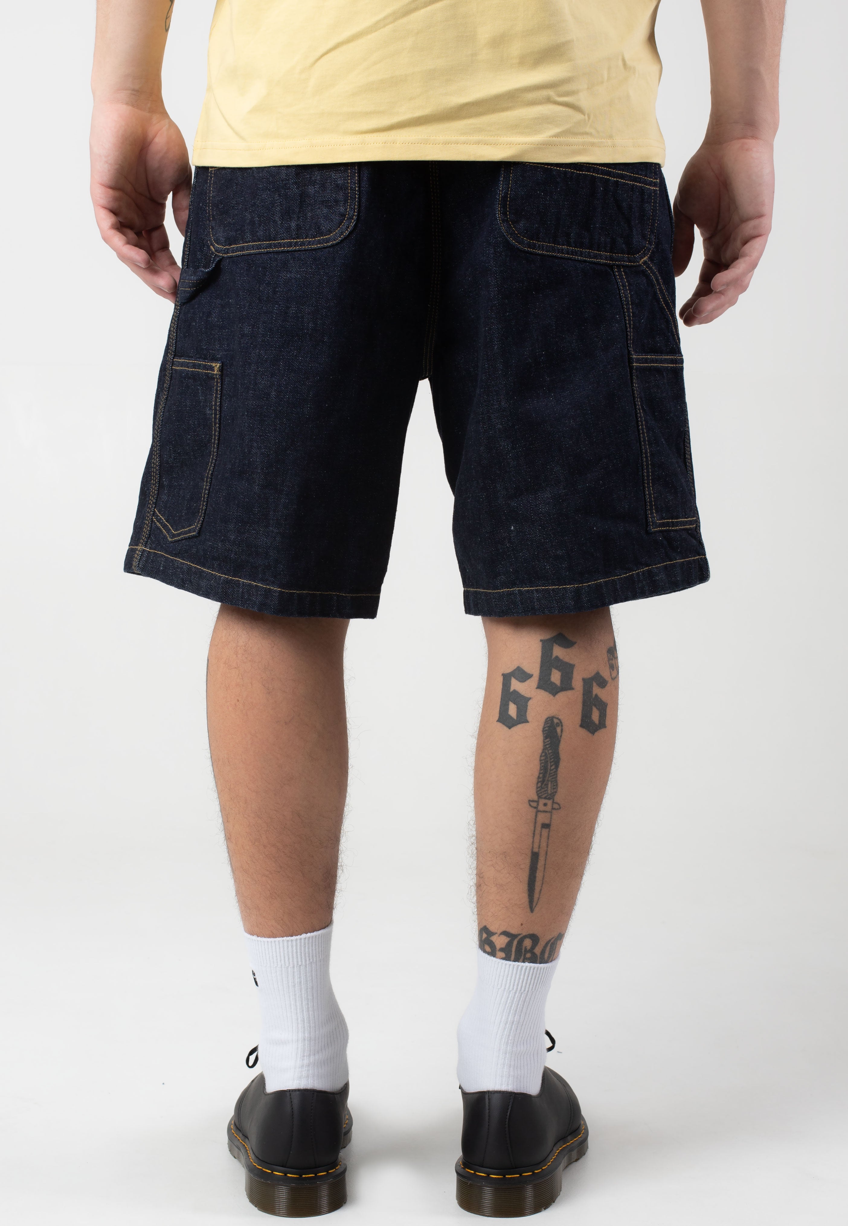 Carhartt WIP - OG Single Knee Rinsed Blue - Shorts | Men-Image