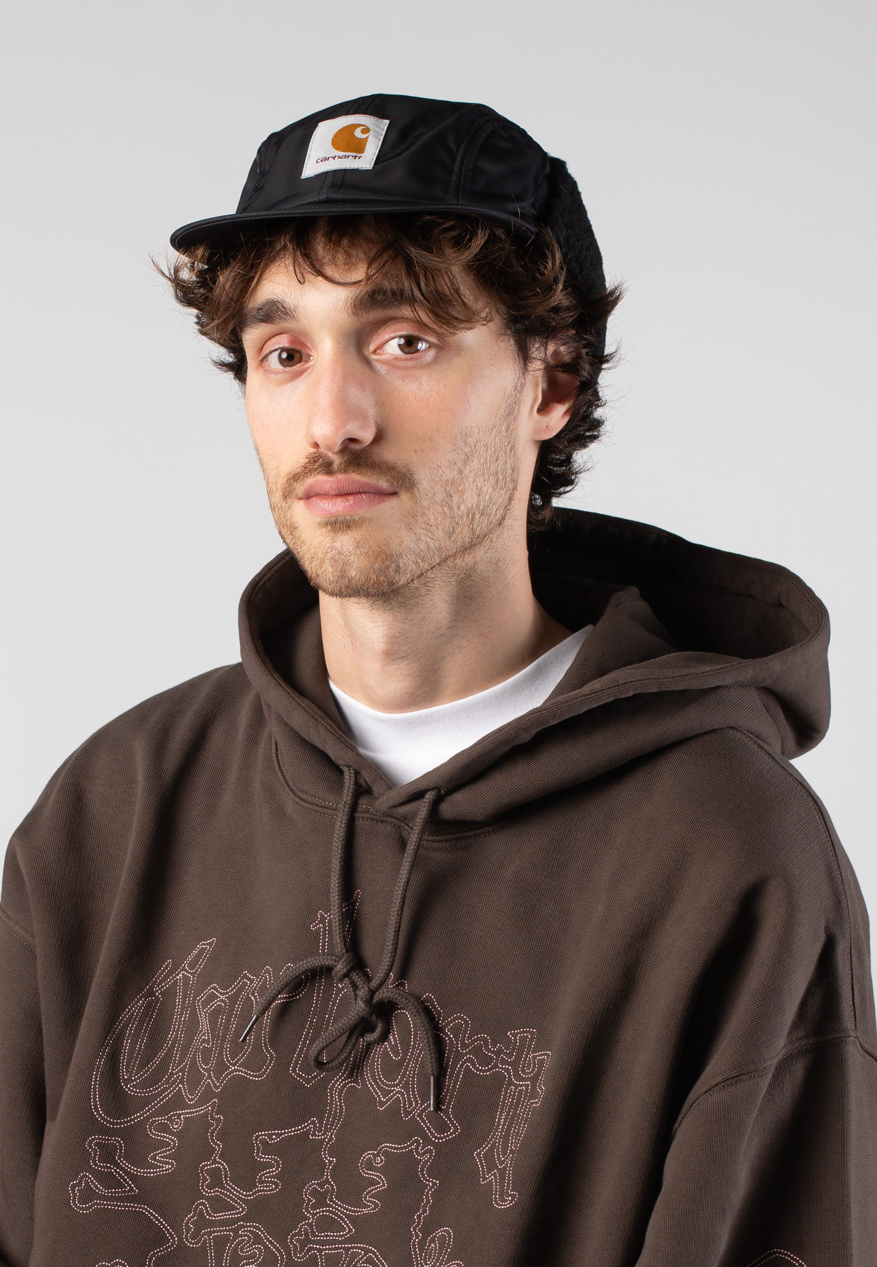 Carhartt WIP - Oltera Ear Guard Black - Cap | Neutral-Image