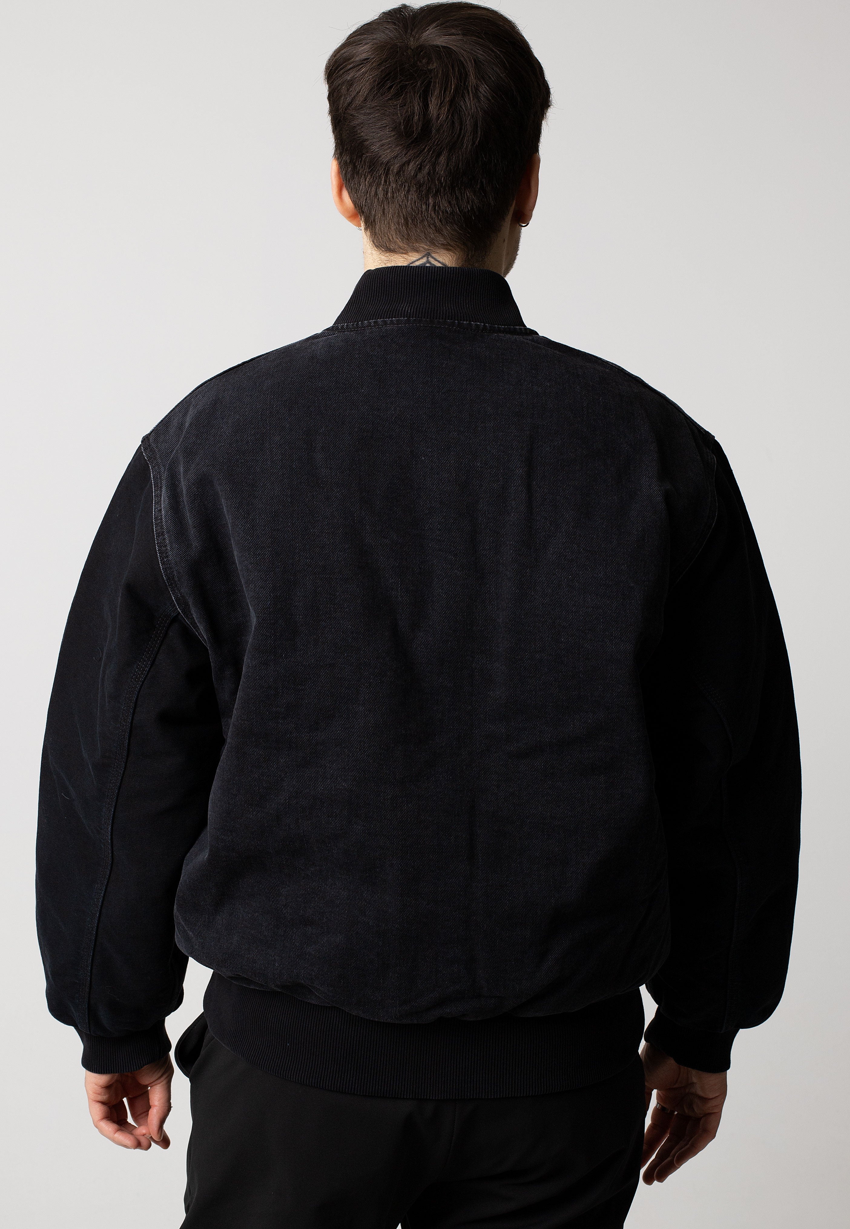 Carhartt WIP - Paxon Bomber Stone Washed Black/Black - Jacket