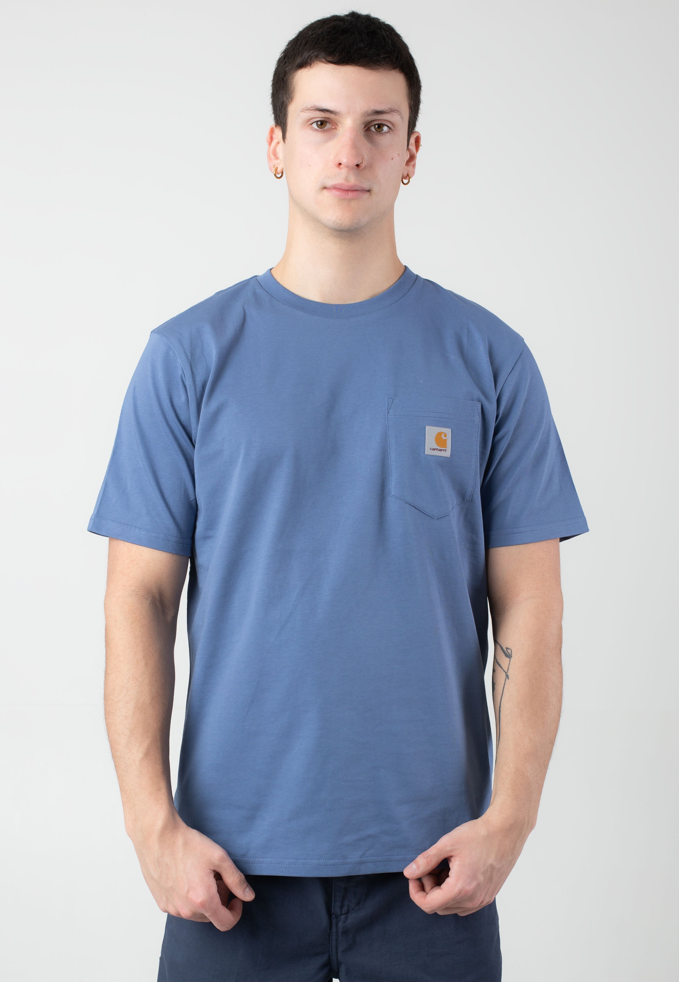 Carhartt WIP - Pocket Blue Iris - T-Shirt | Men-Image