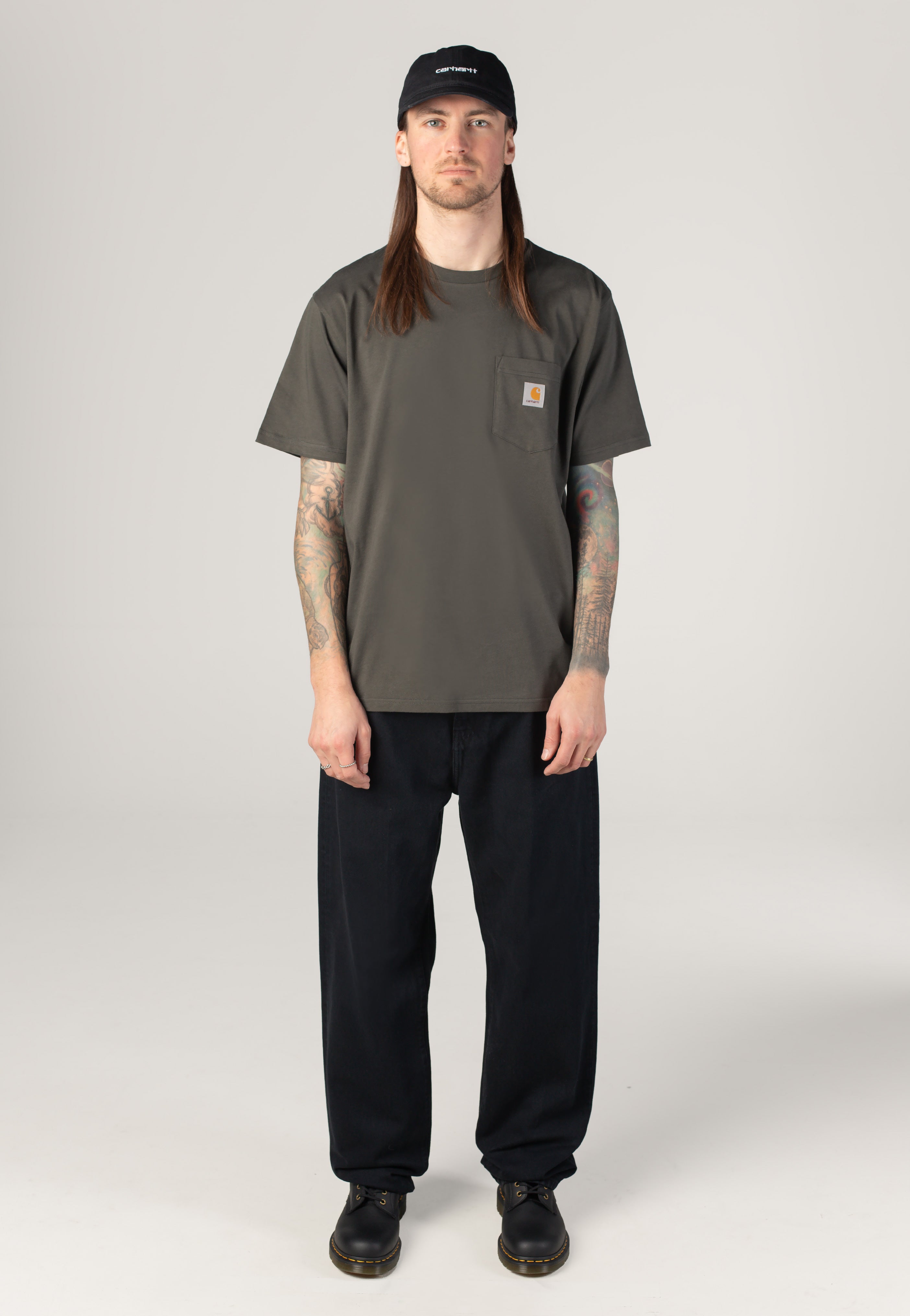 Carhartt WIP - Pocket Oxide Green - T-Shirt | Men-Image