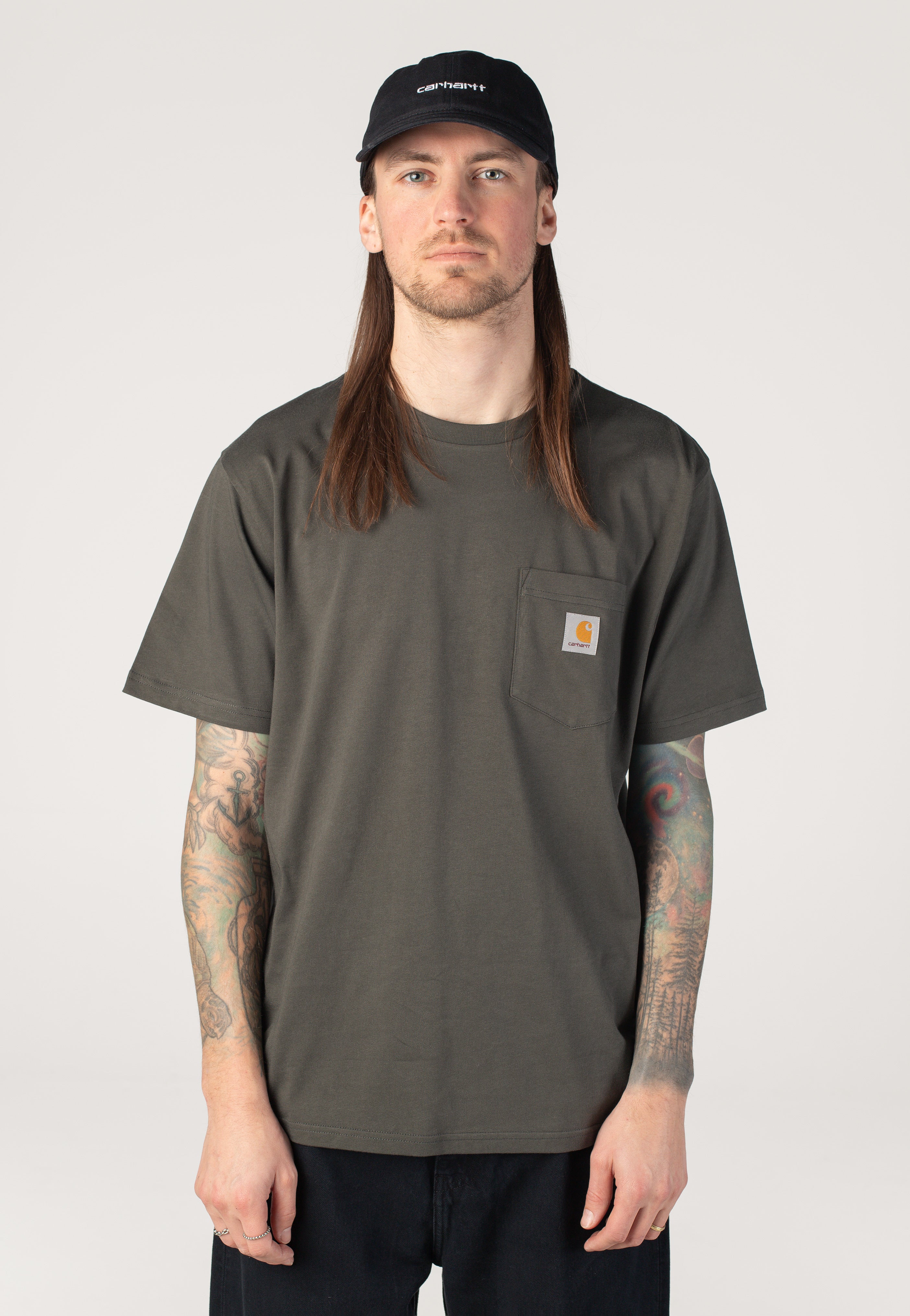 Carhartt WIP - Pocket Oxide Green - T-Shirt | Men-Image