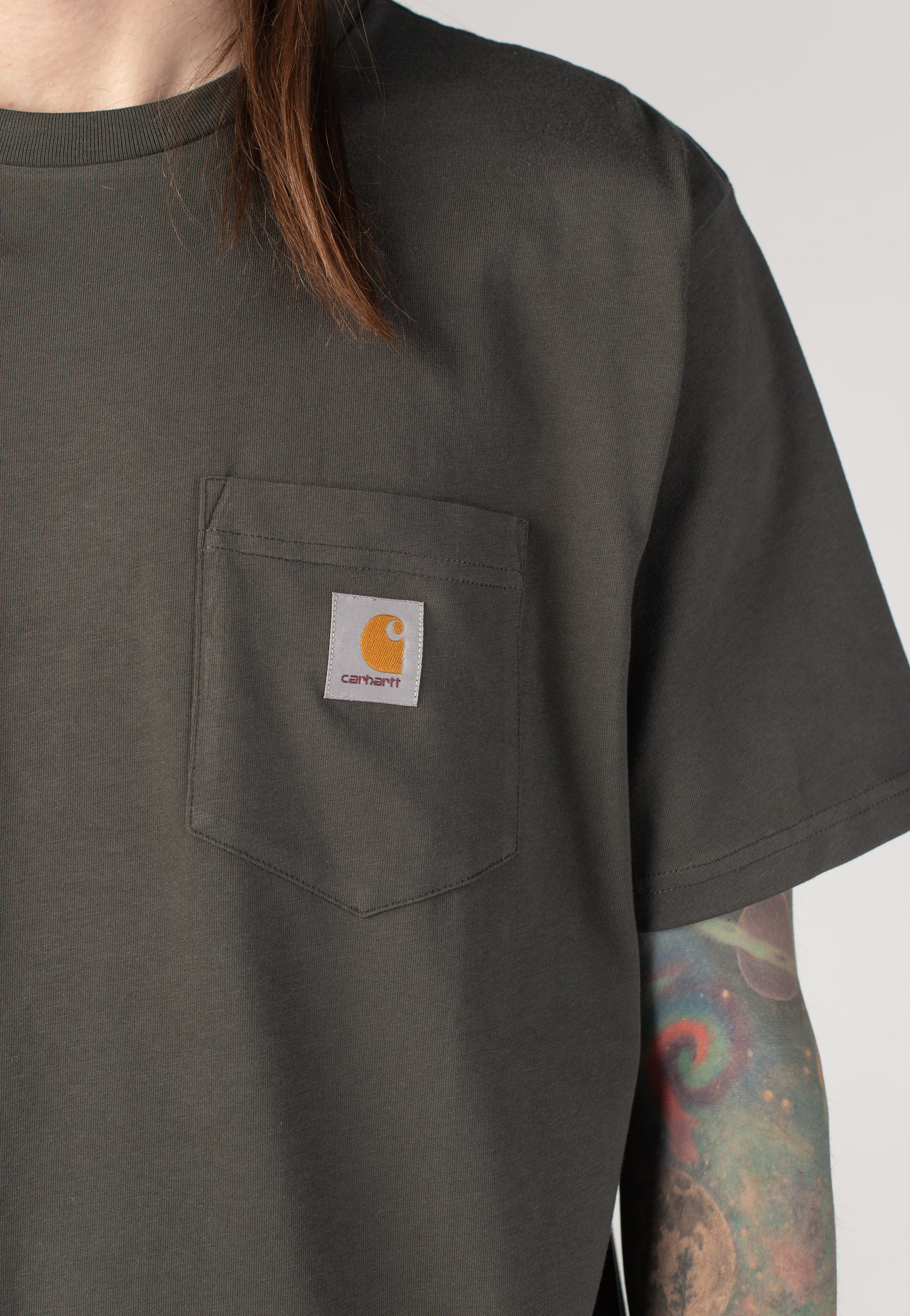 Carhartt WIP - Pocket Oxide Green - T-Shirt | Men-Image
