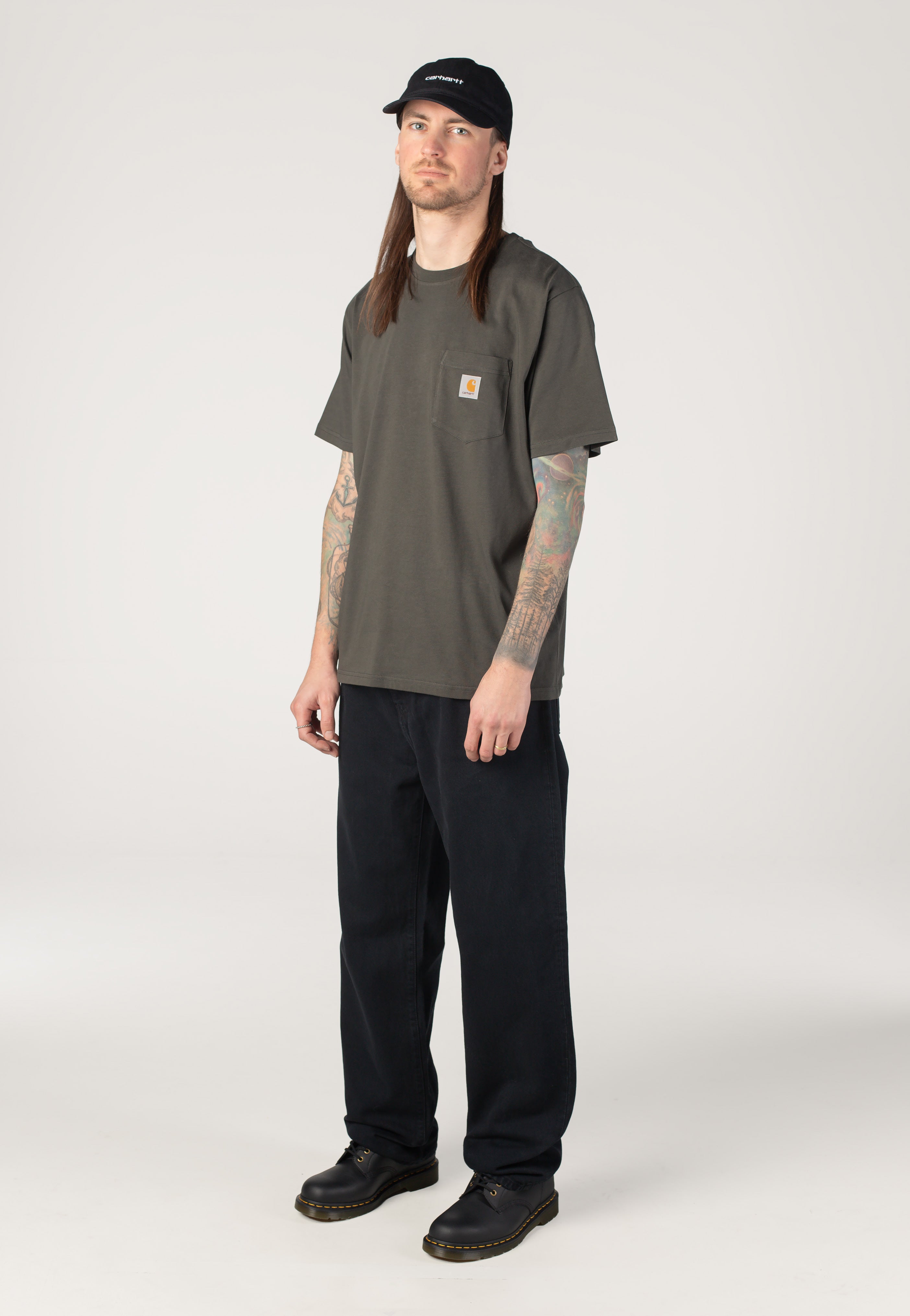 Carhartt WIP - Pocket Oxide Green - T-Shirt | Men-Image