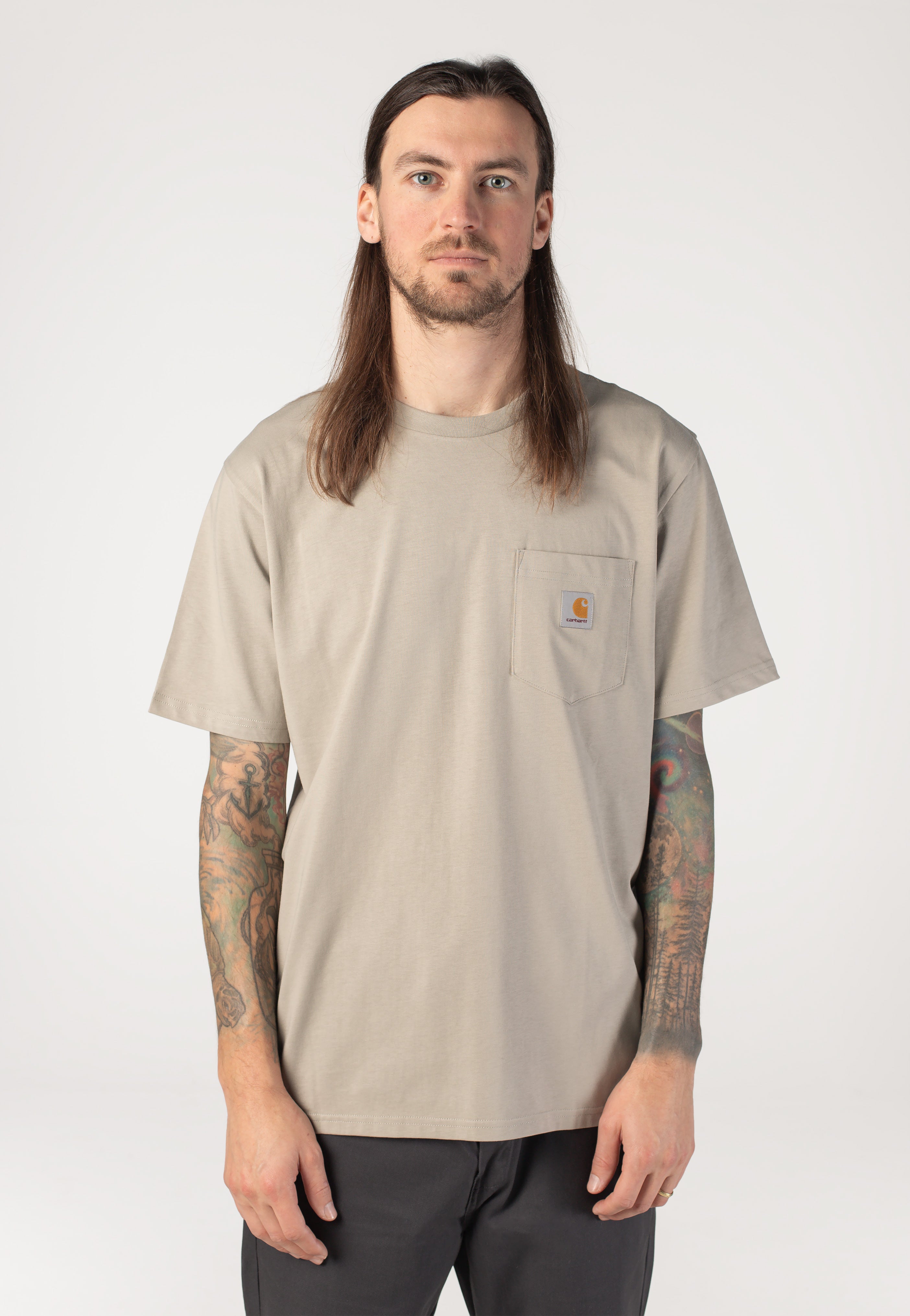 Tシャツ(半袖/袖なし) POP ART Carhartt pocket Tee (sand) POP ART Carhartt pocket Tee ( sand) 【公式通販】