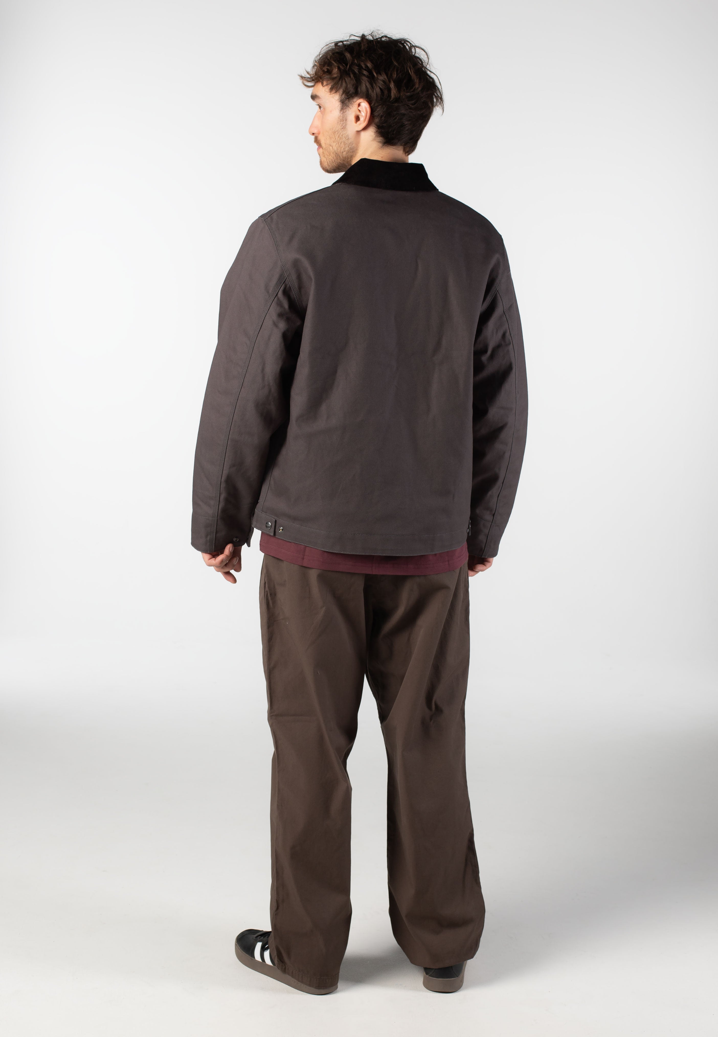 Carhartt WIP - Detroit Rigid Graphite/Black - Jacket | Men-Image