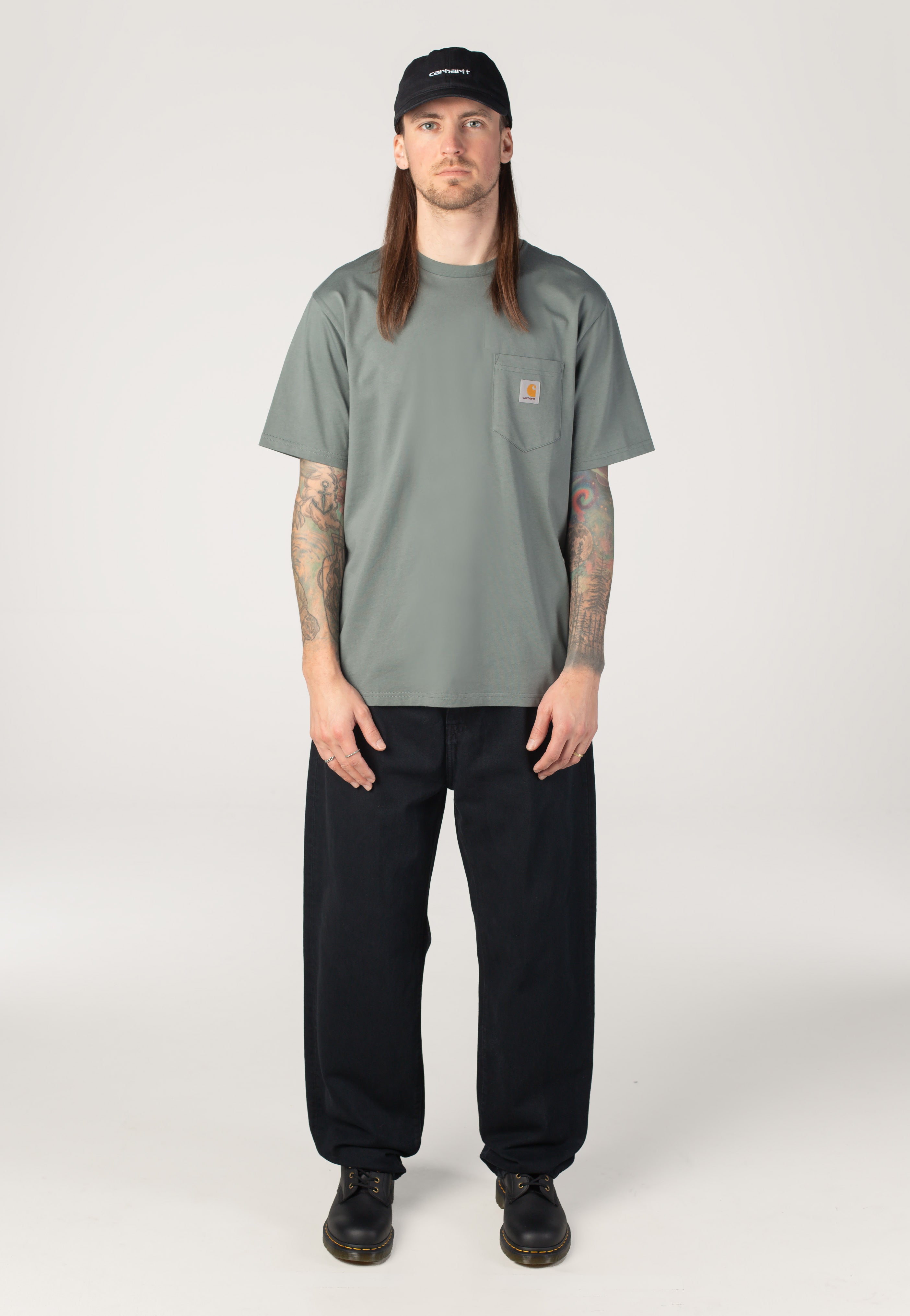 Carhartt WIP - Pocket Velvet Green - T-Shirt | Men-Image