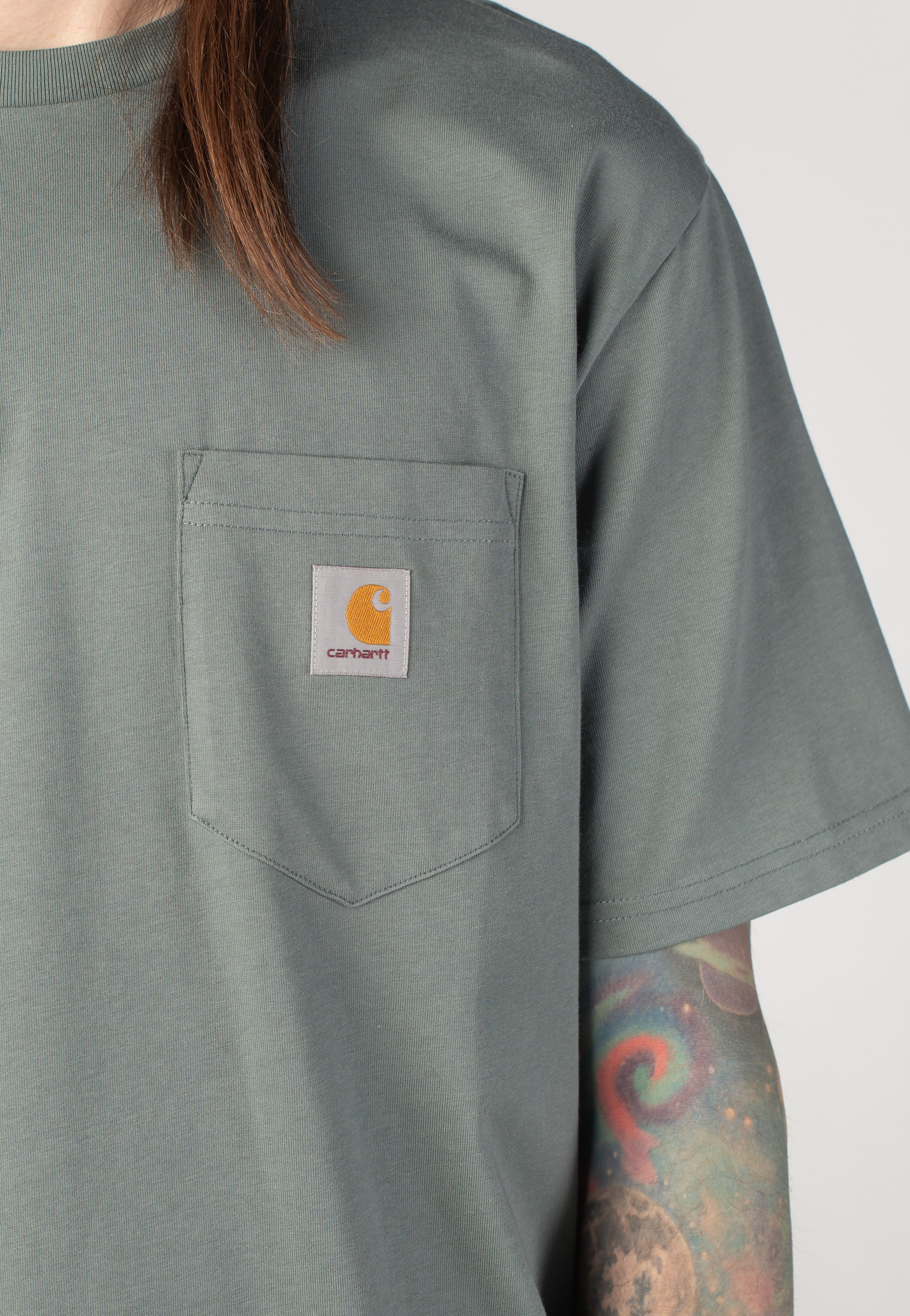 Carhartt WIP - Pocket Velvet Green - T-Shirt | Men-Image